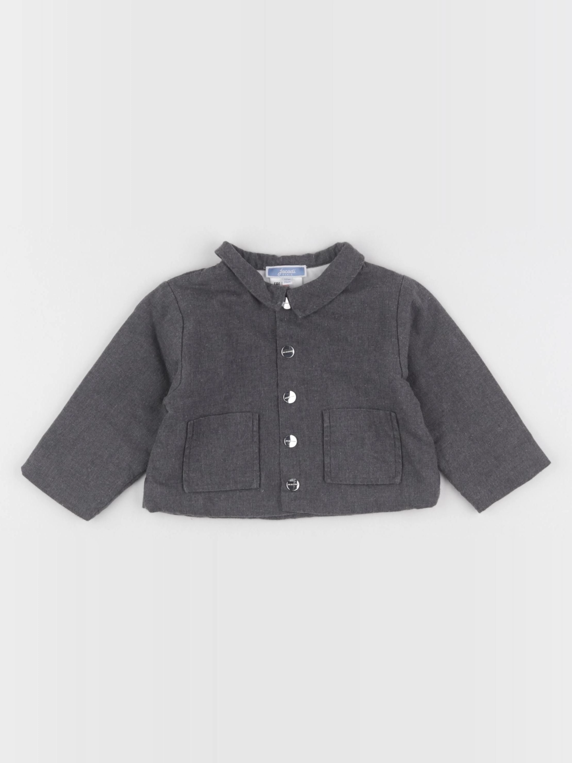 Jacadi - gilet gris - 12 mois