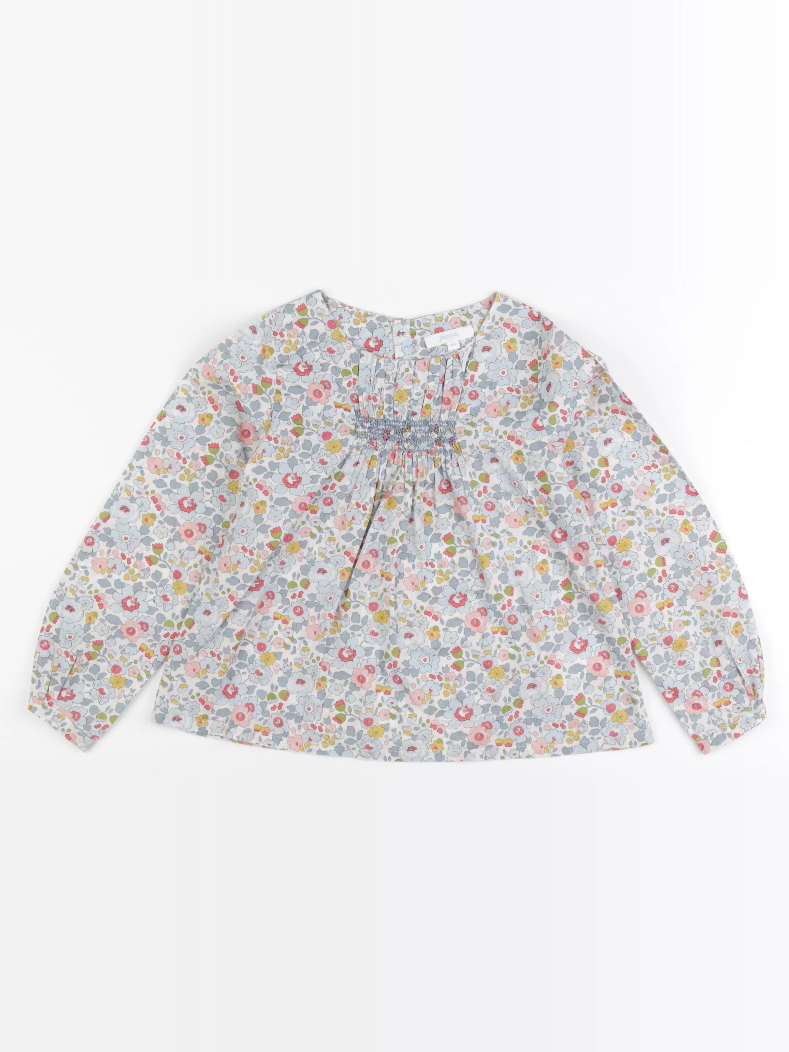 Jacadi - blouse liberty bleu - 6 ans