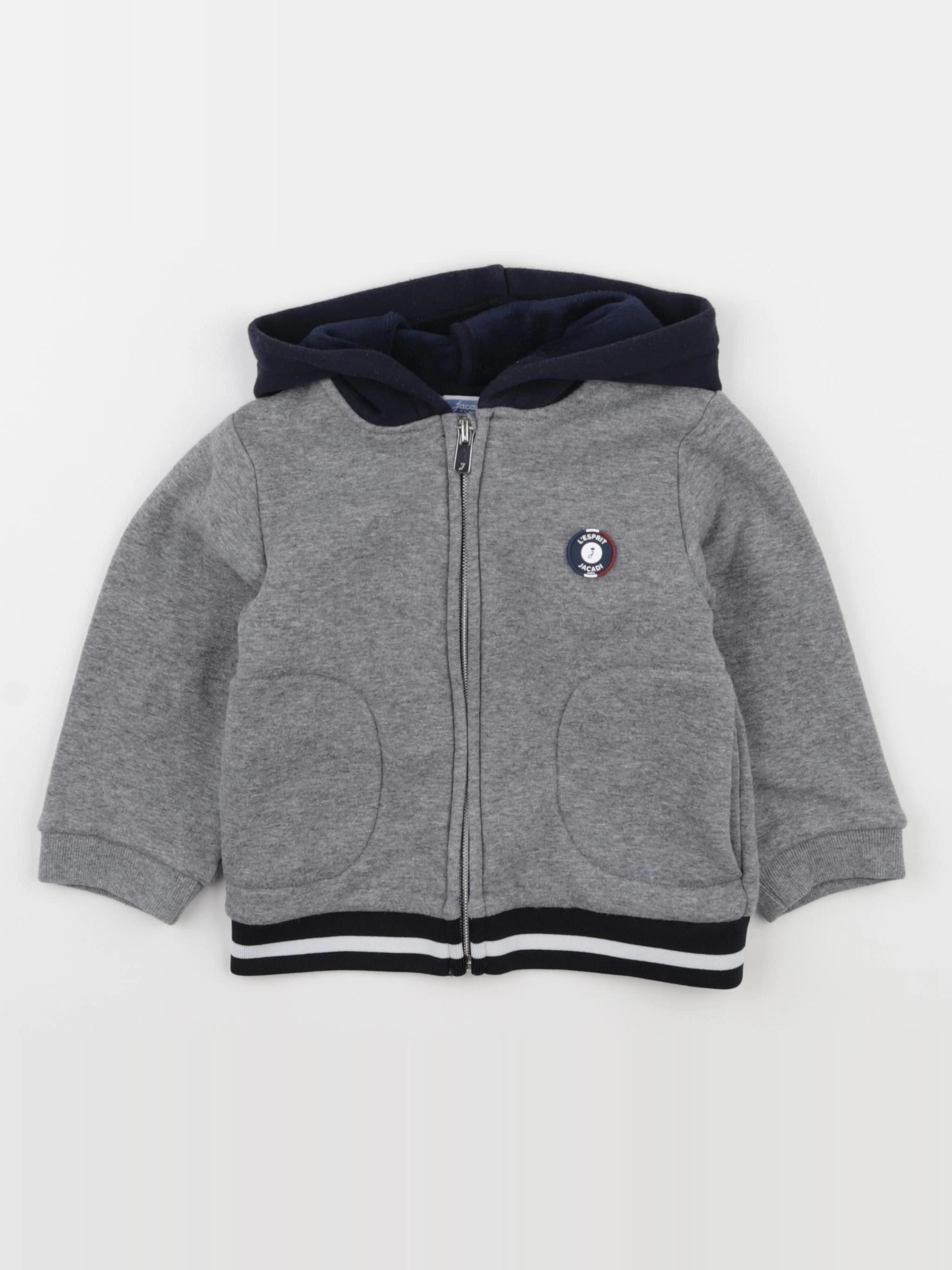 Jacadi - sweat gris - 24 mois
