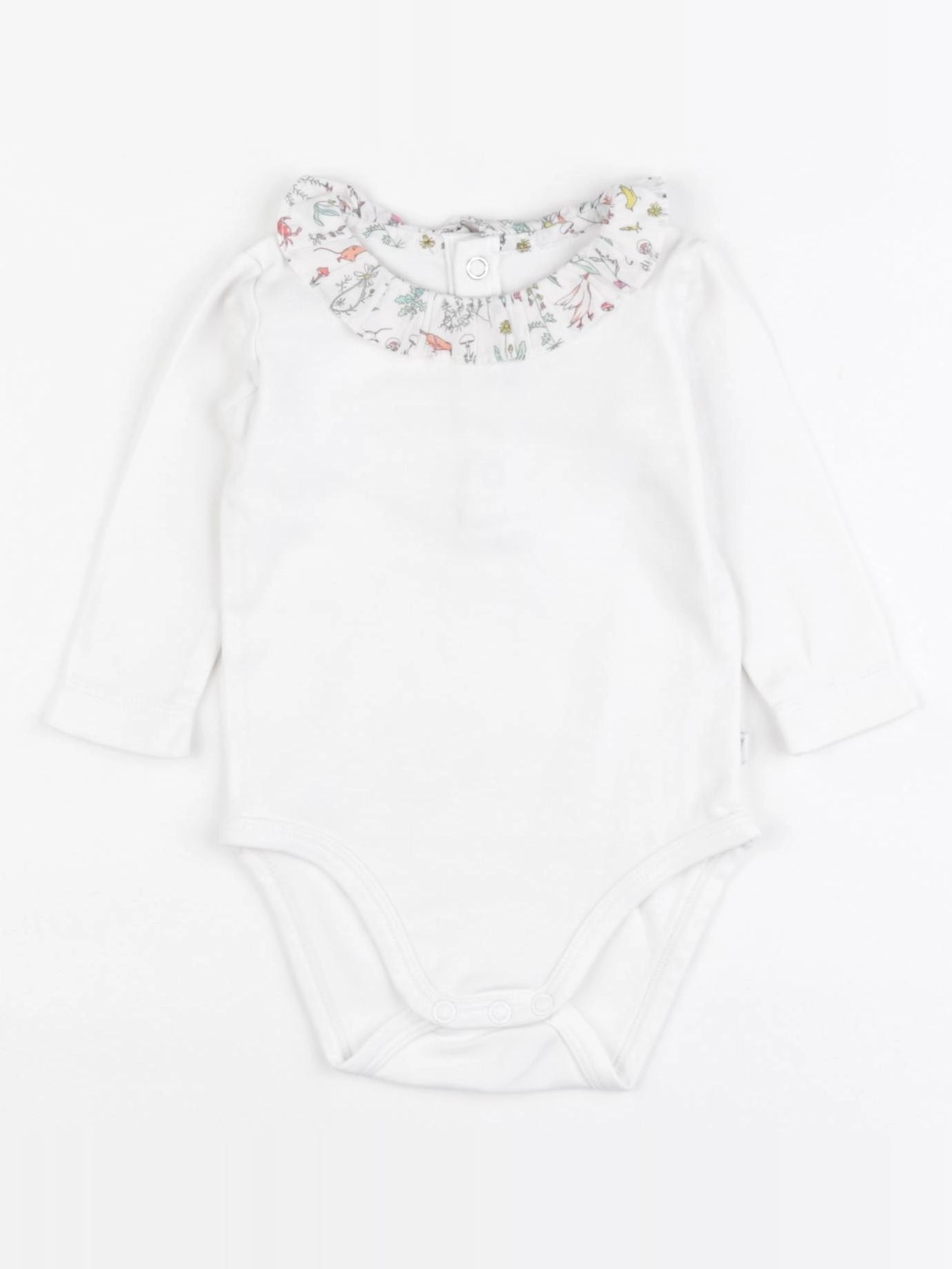 Jacadi - body à col blanc - 6 mois