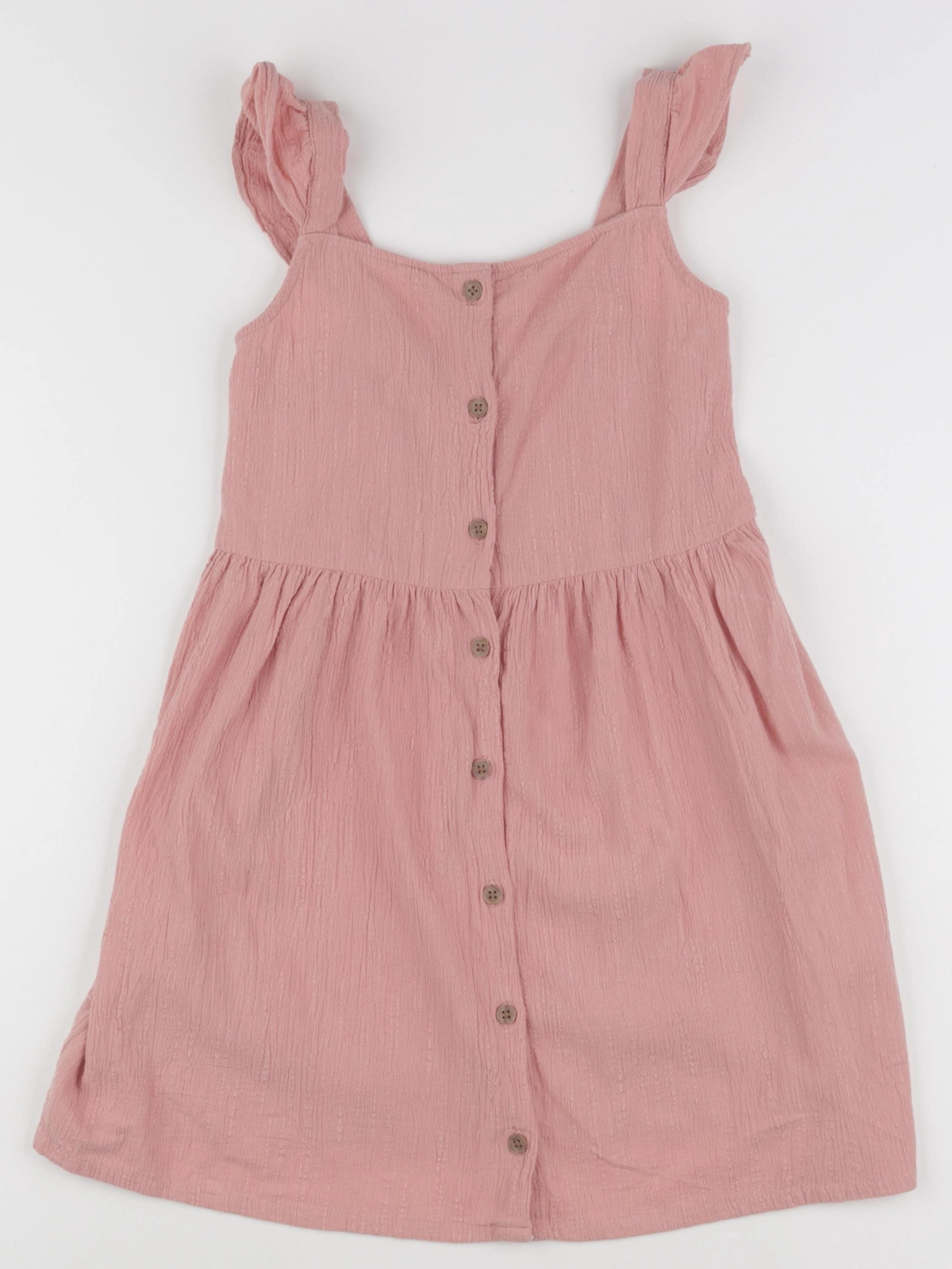 H&M - robe rose - 7/8 ans