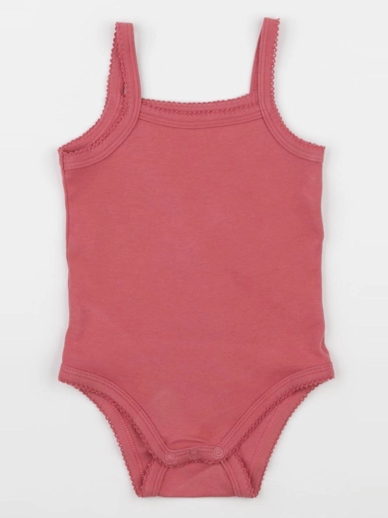 Vertbaudet - body rose - 12 mois