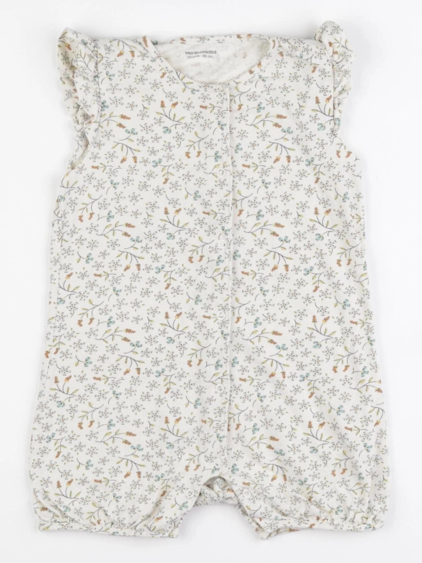 Vertbaudet - combinaison beige - 24 mois