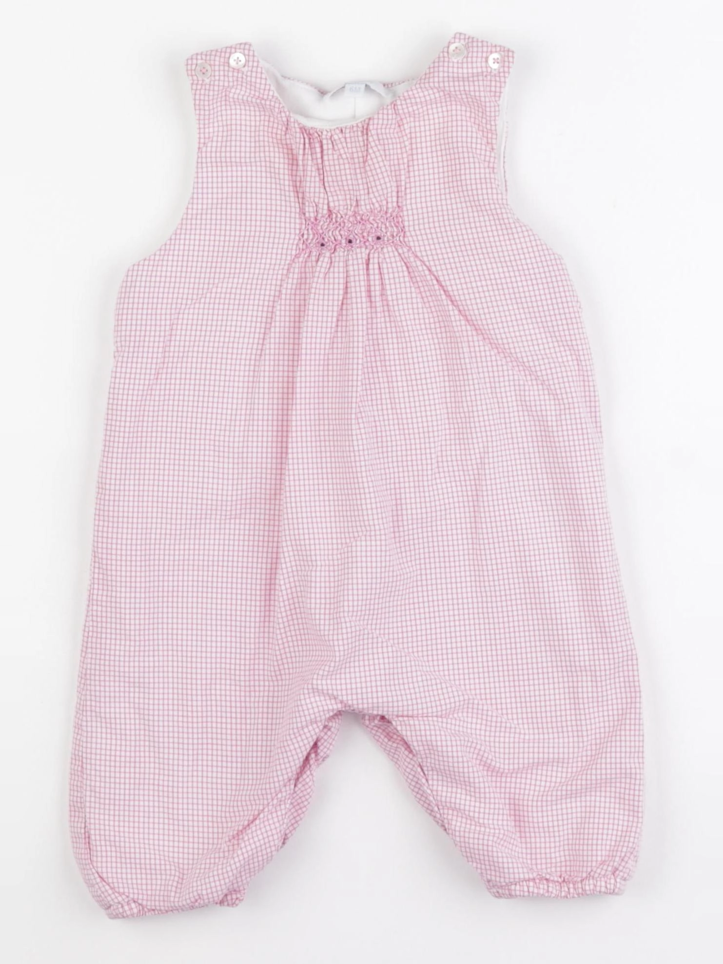 Jacadi - combinaison doublé rose - 6 mois