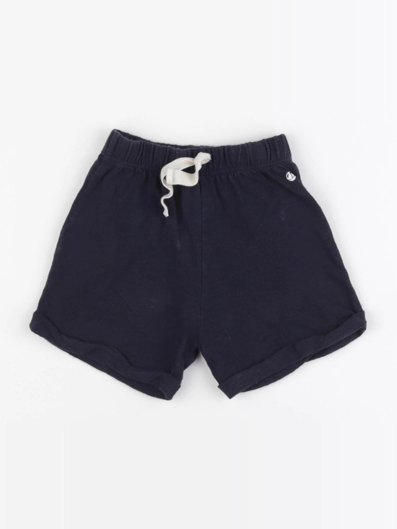 Petit Bateau - short bleu - 24 mois