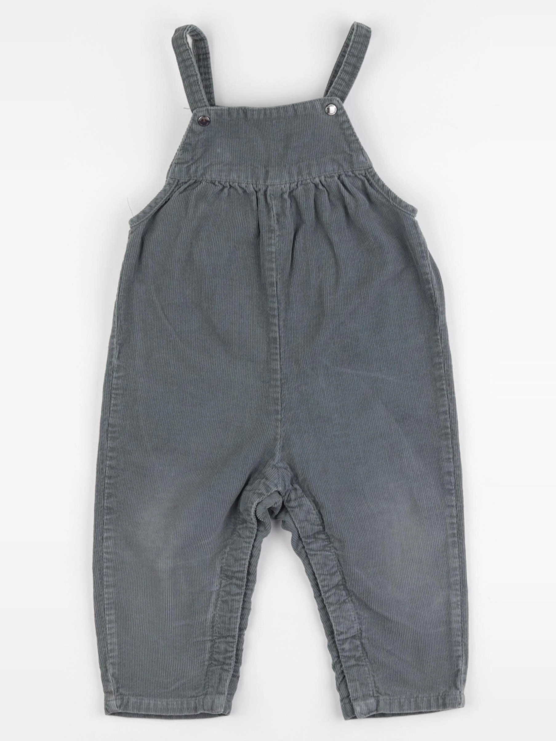 Vertbaudet - salopette vert - 18 mois