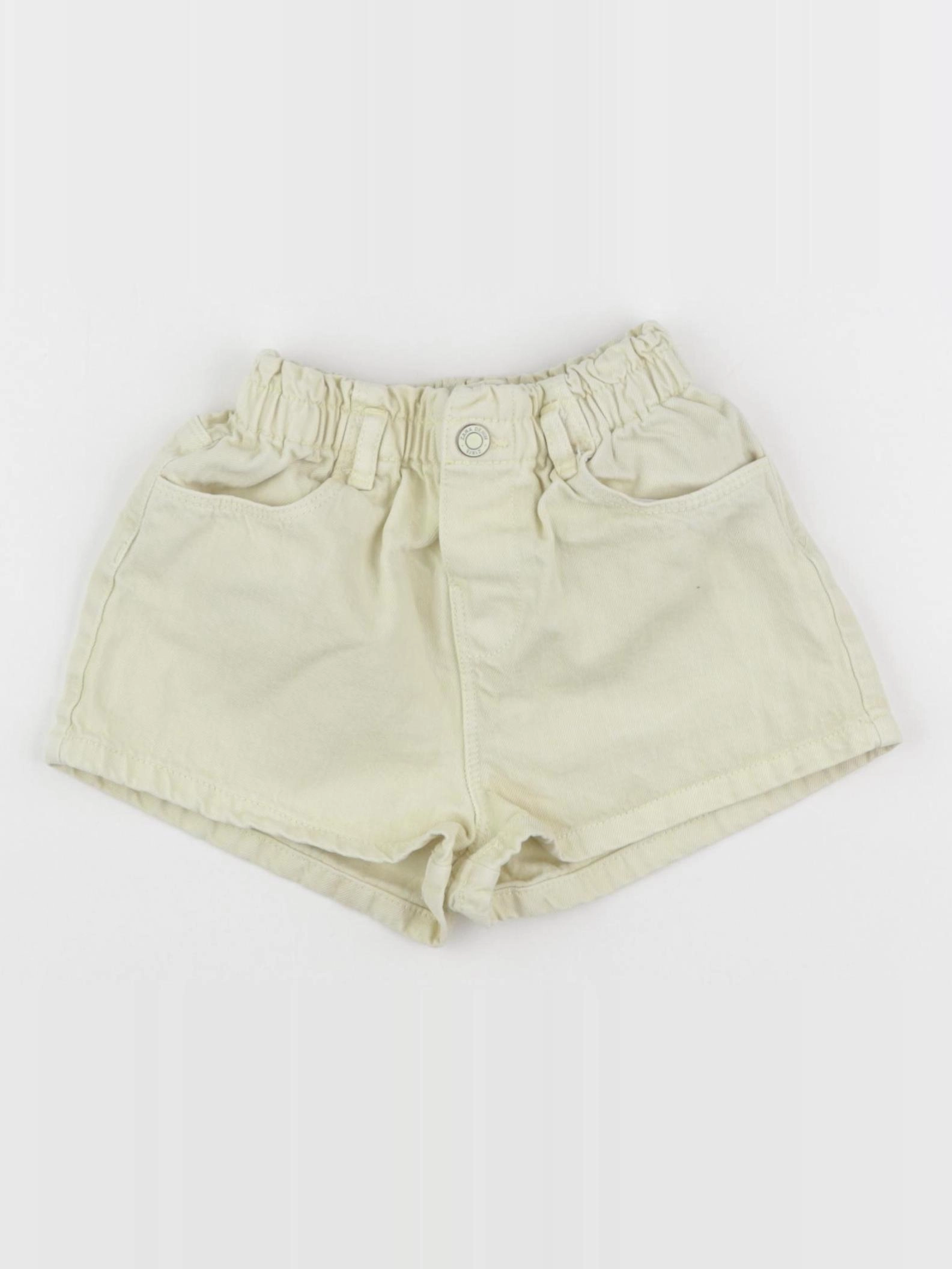 Zara - short jaune - 3/4 ans