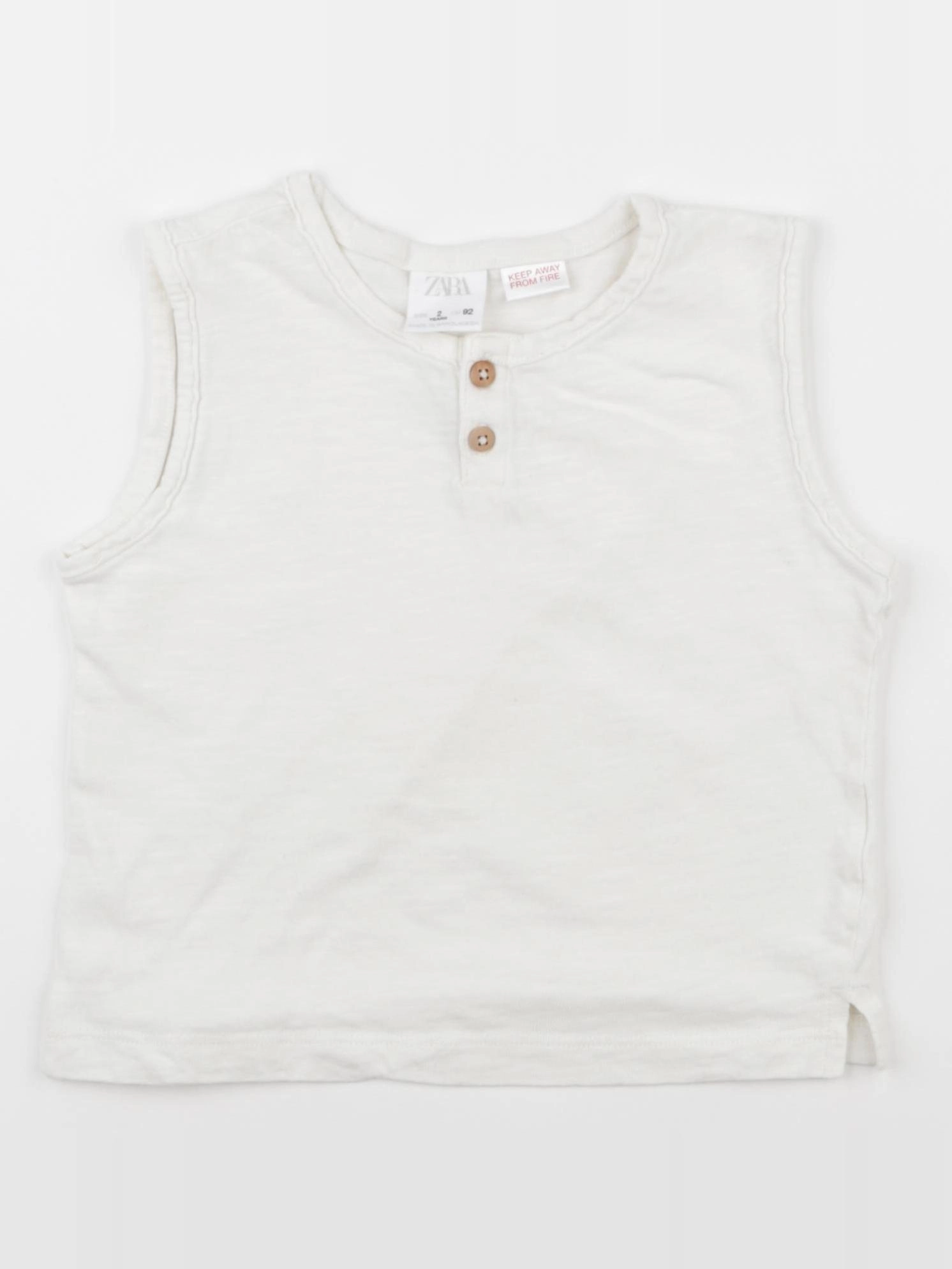 Zara - débardeur blanc - 2 ans