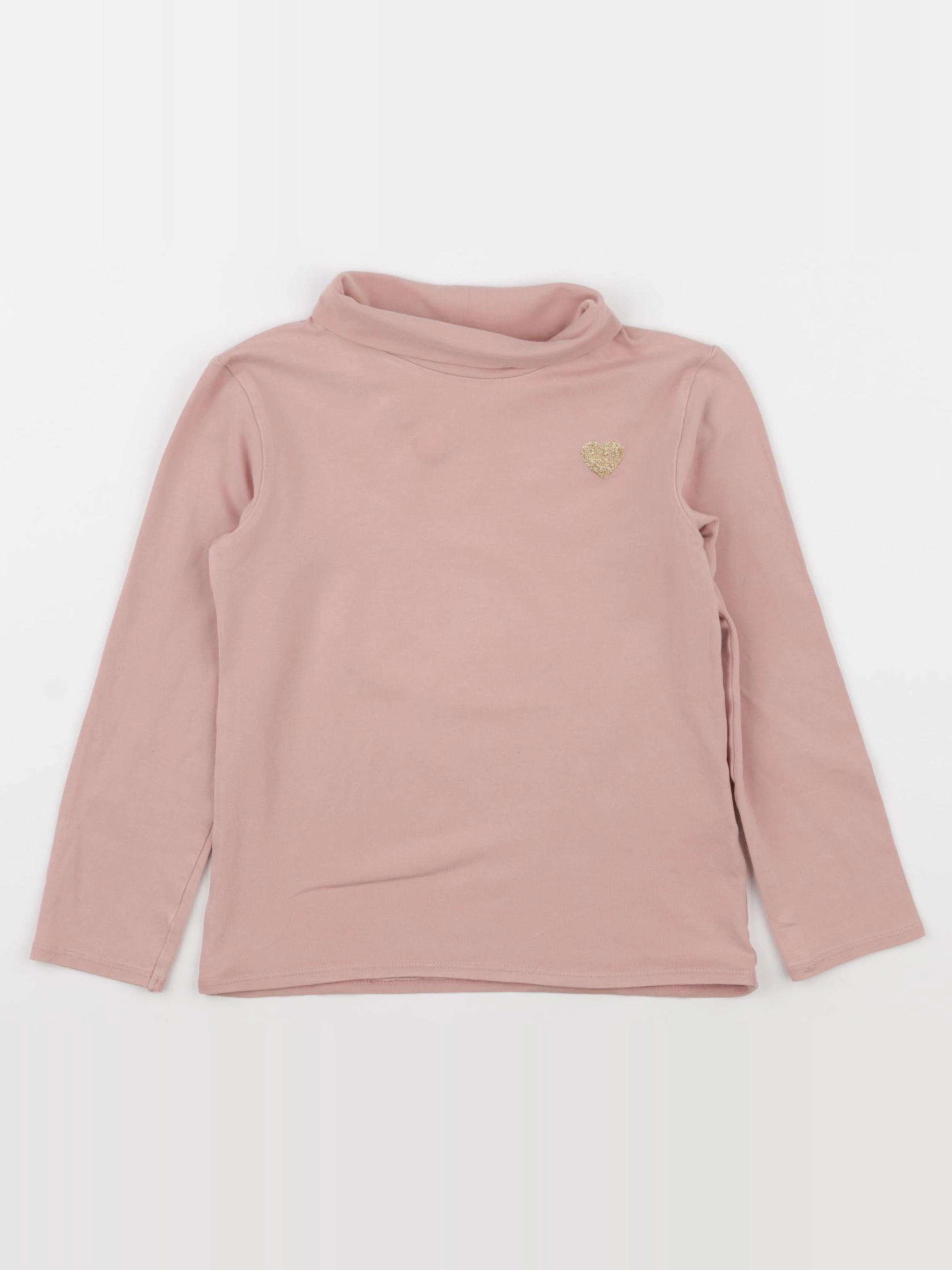 Vertbaudet - sous-pull rose - 5 ans