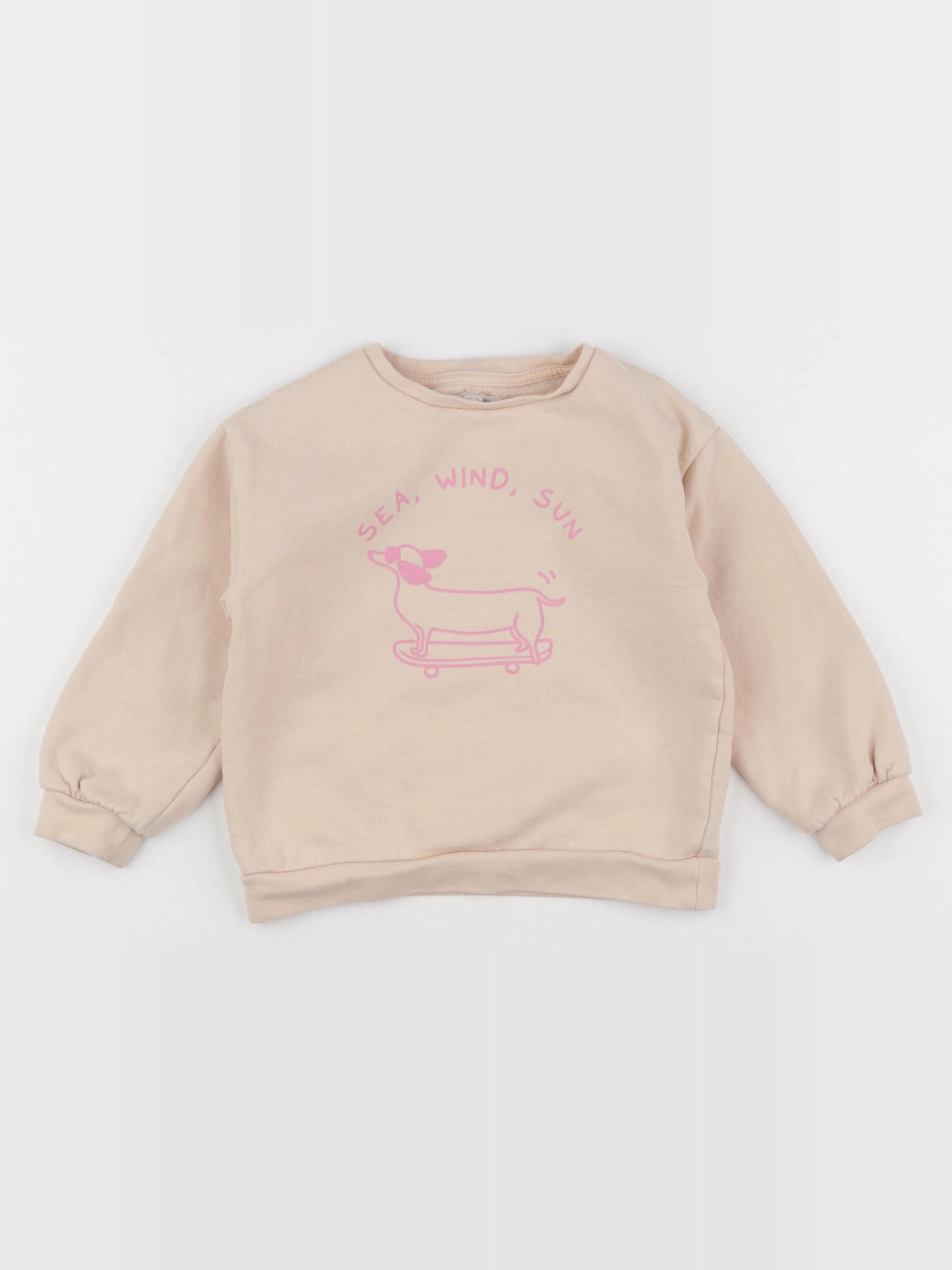 Vertbaudet - sweat rose - 5 ans