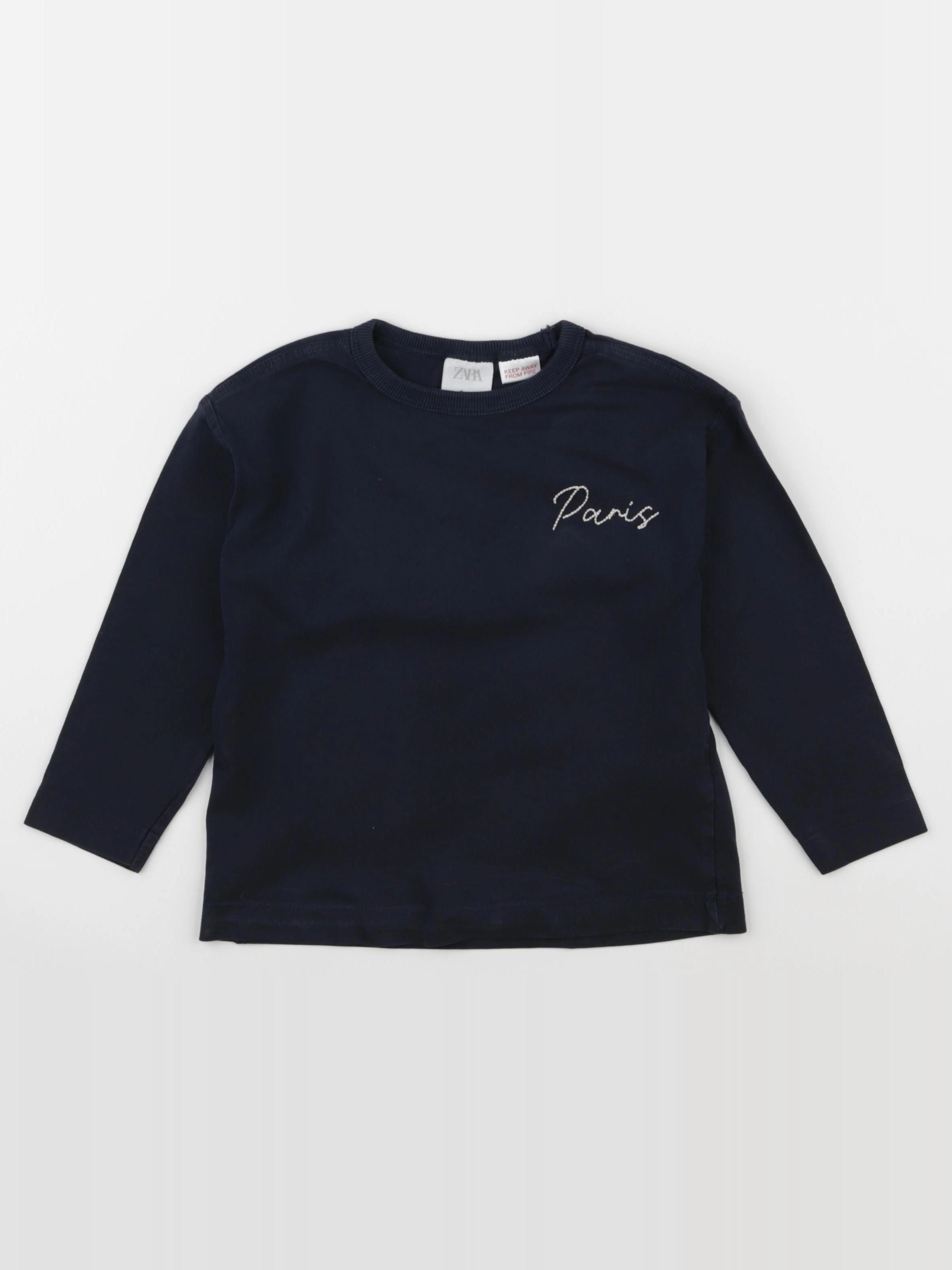 Zara - tee-shirt bleu - 3 ans