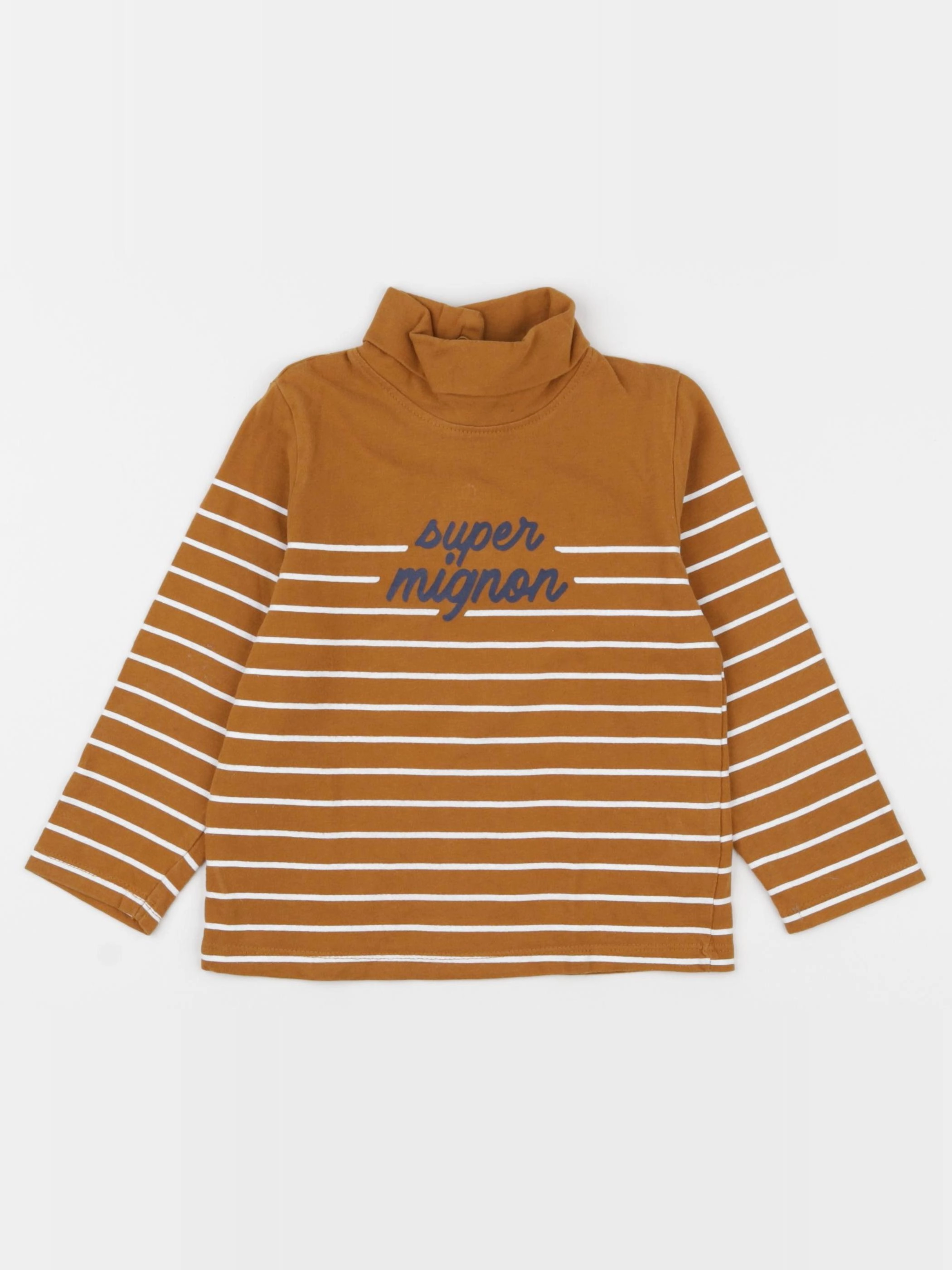 Tape à l'oeil - sous-pull marron - 24 mois