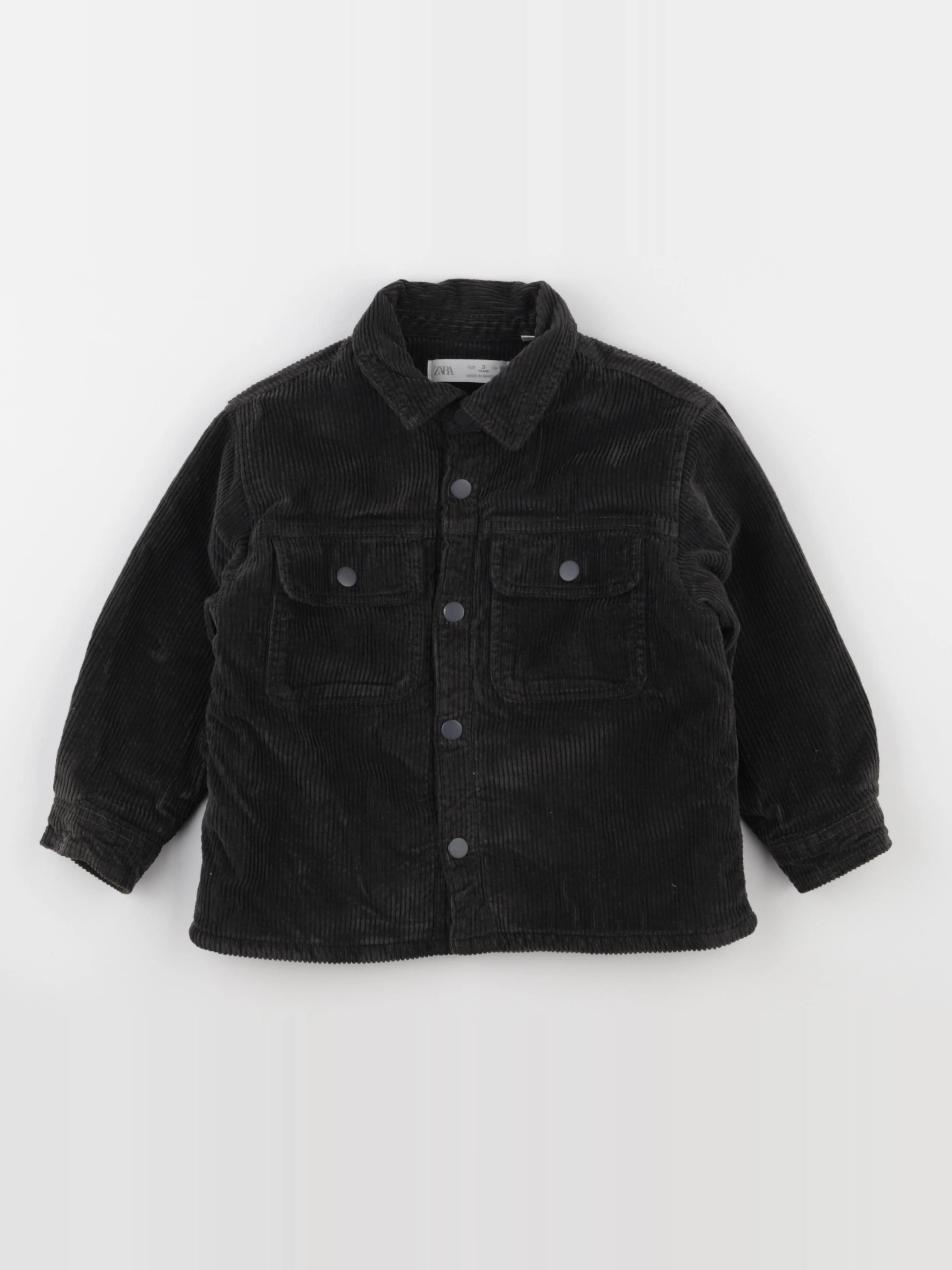 Zara - veste doublé marron - 3 ans