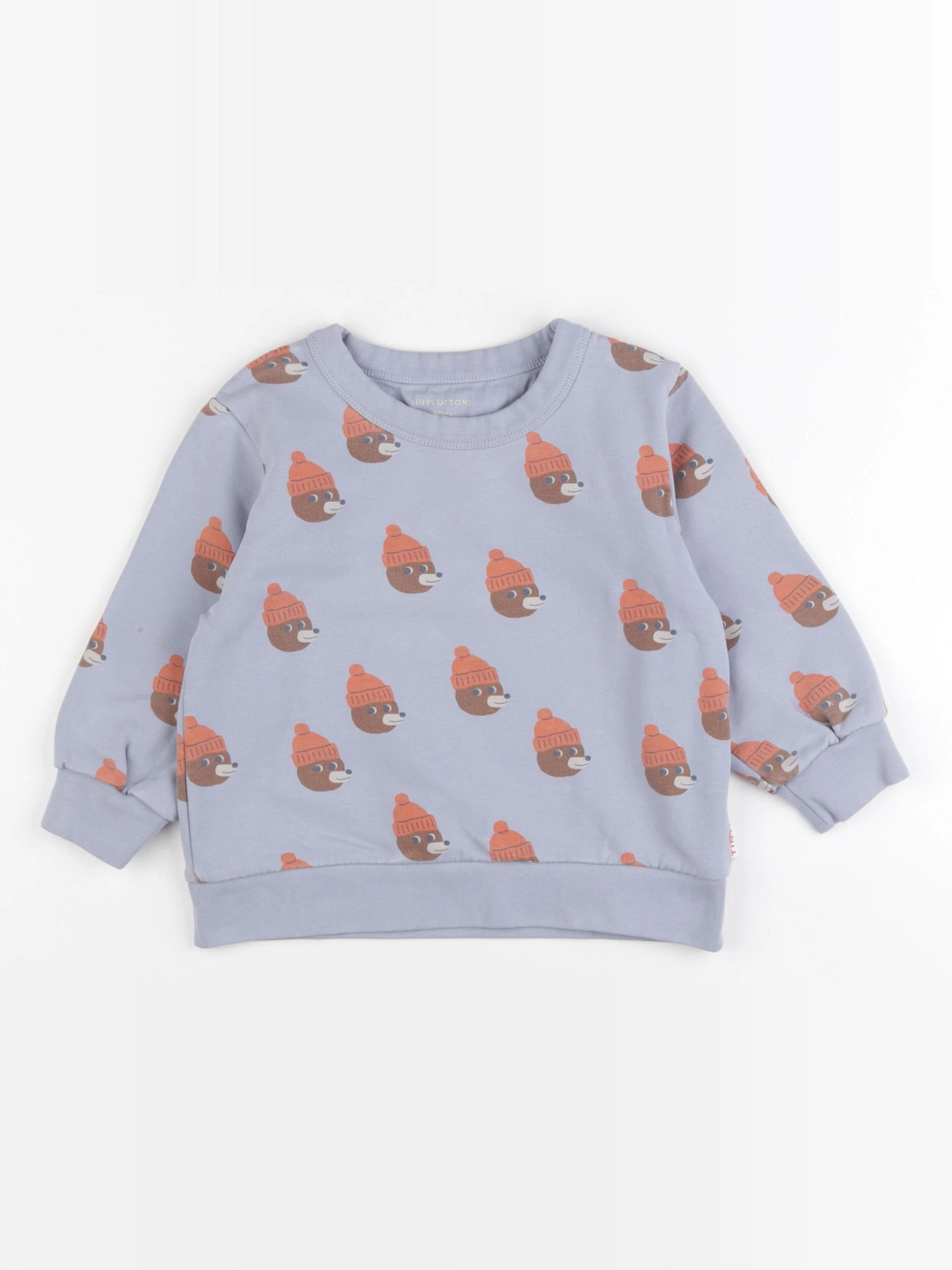 Tiny Cottons - sweat bleu - 4 ans