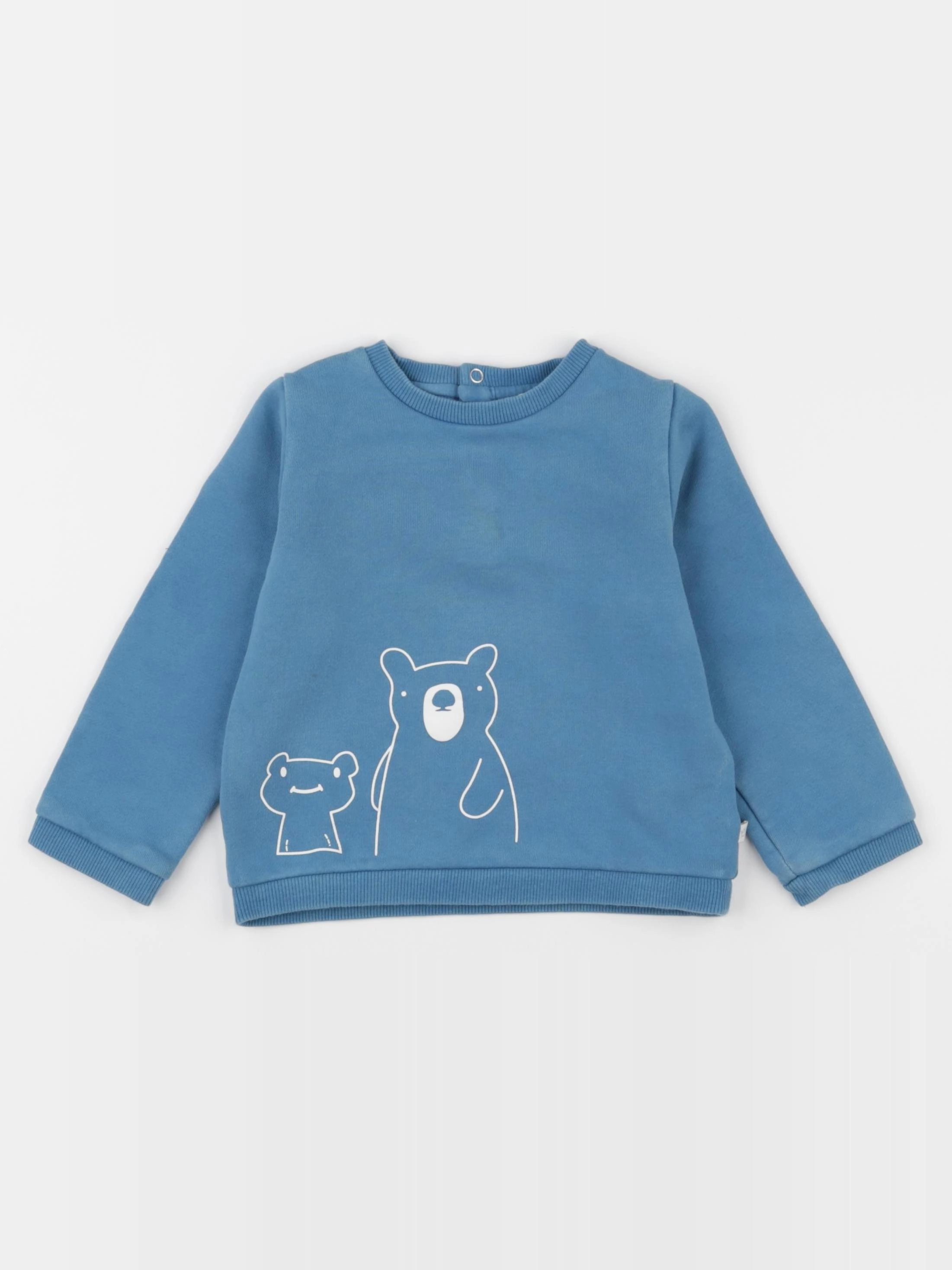 Cadet Rousselle - sweat bleu - 24 mois