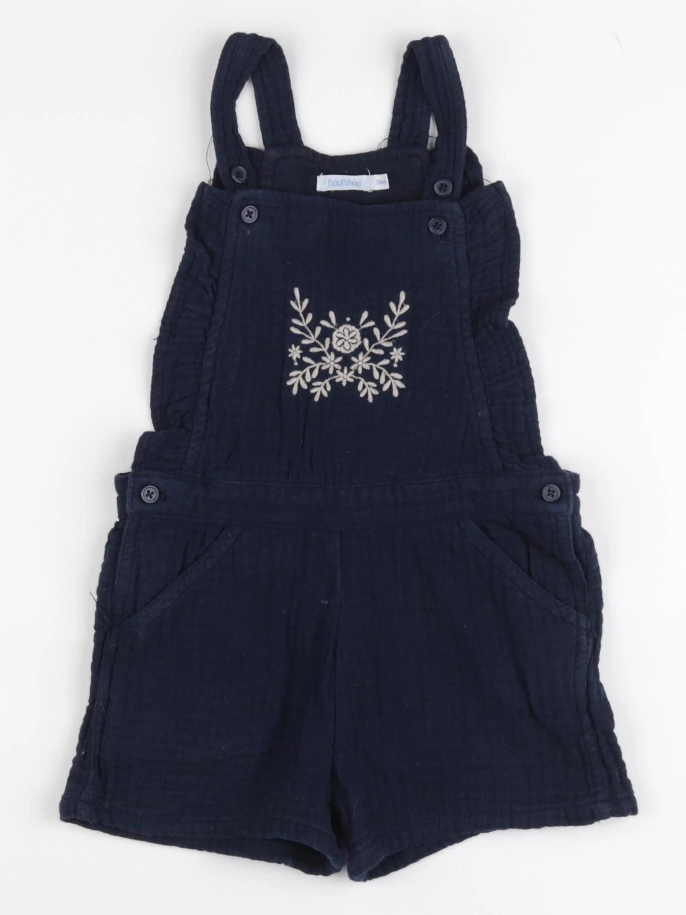 Boutchou - combinaison bleu - 24 mois