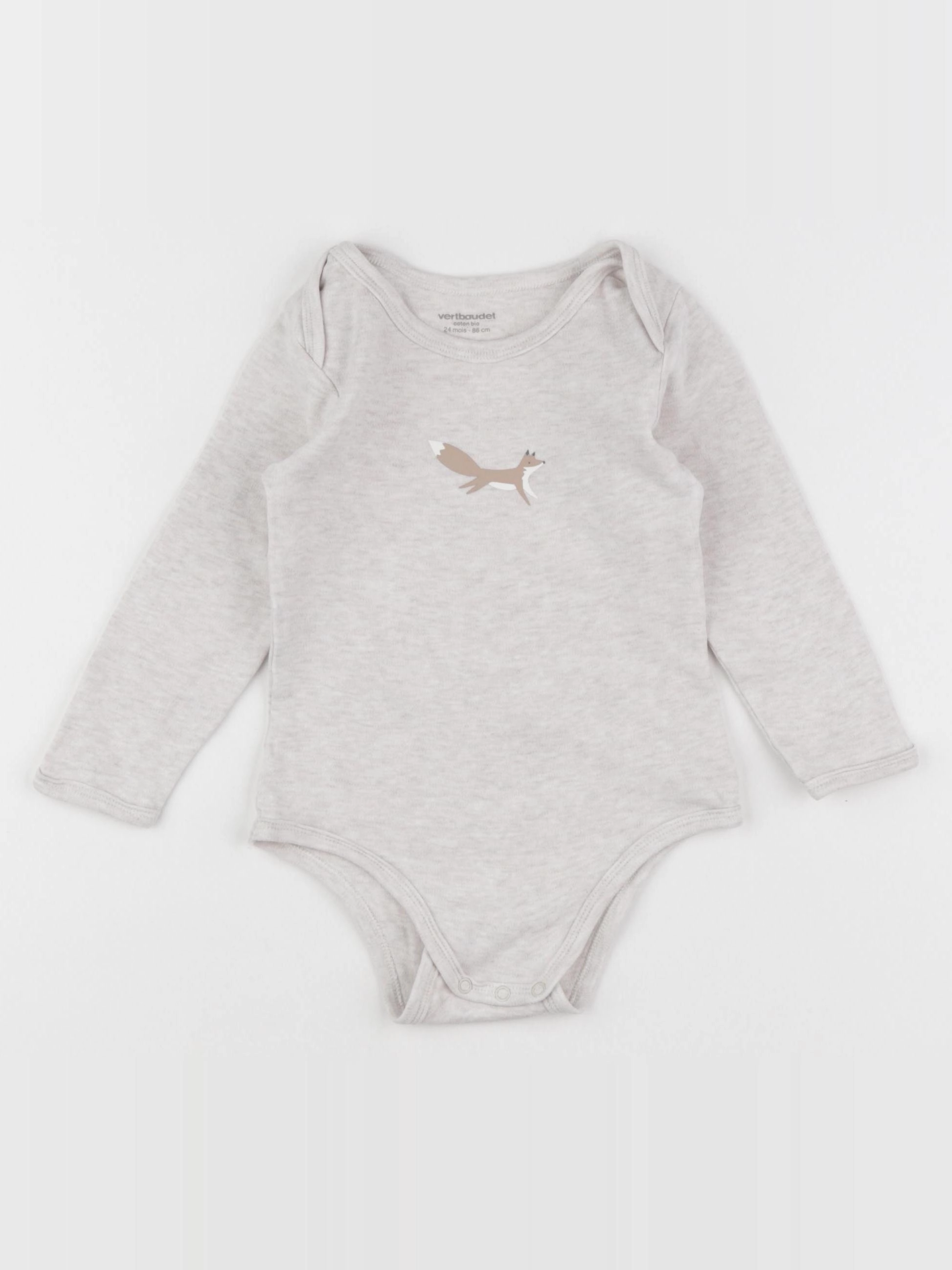 Vertbaudet - body beige - 24 mois
