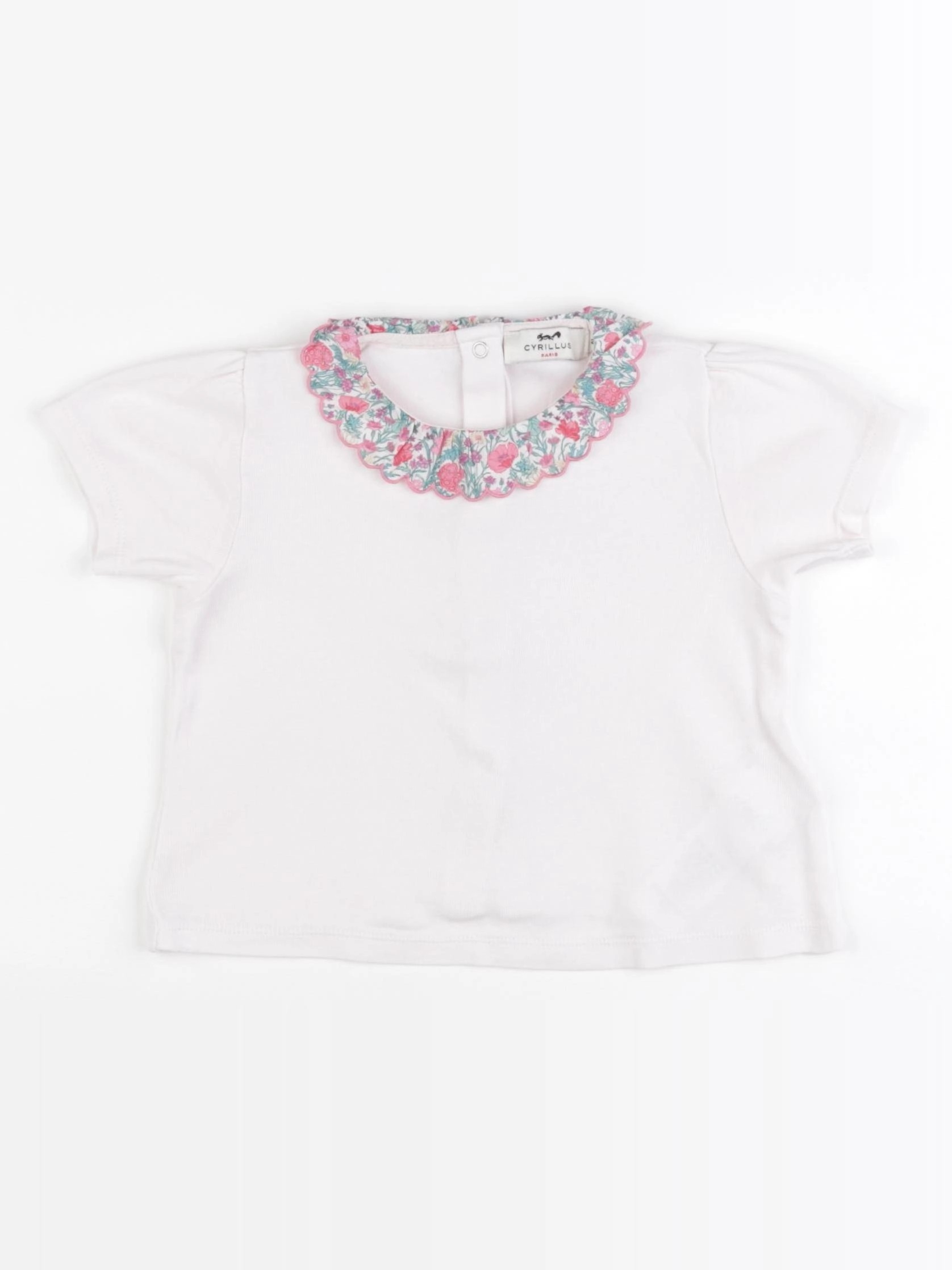 Cyrillus - tee-shirt rose - 24 mois