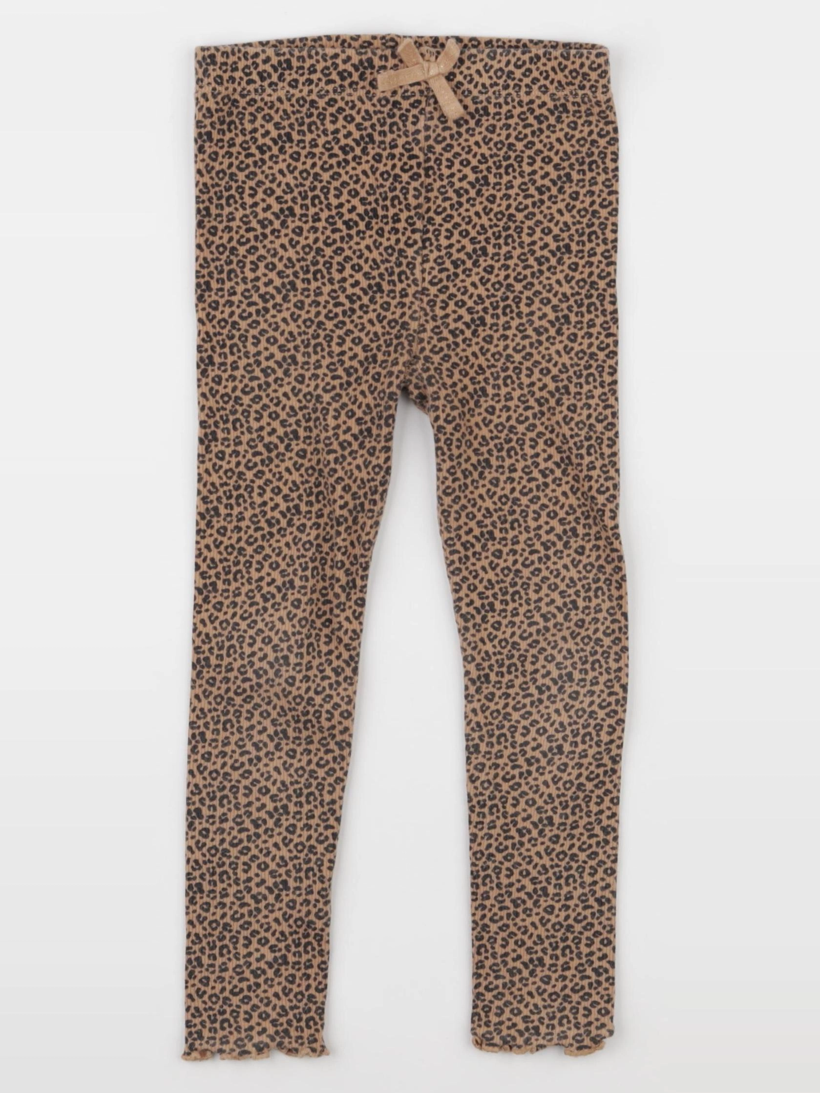 Tape à l'oeil - legging marron - 2/3 ans