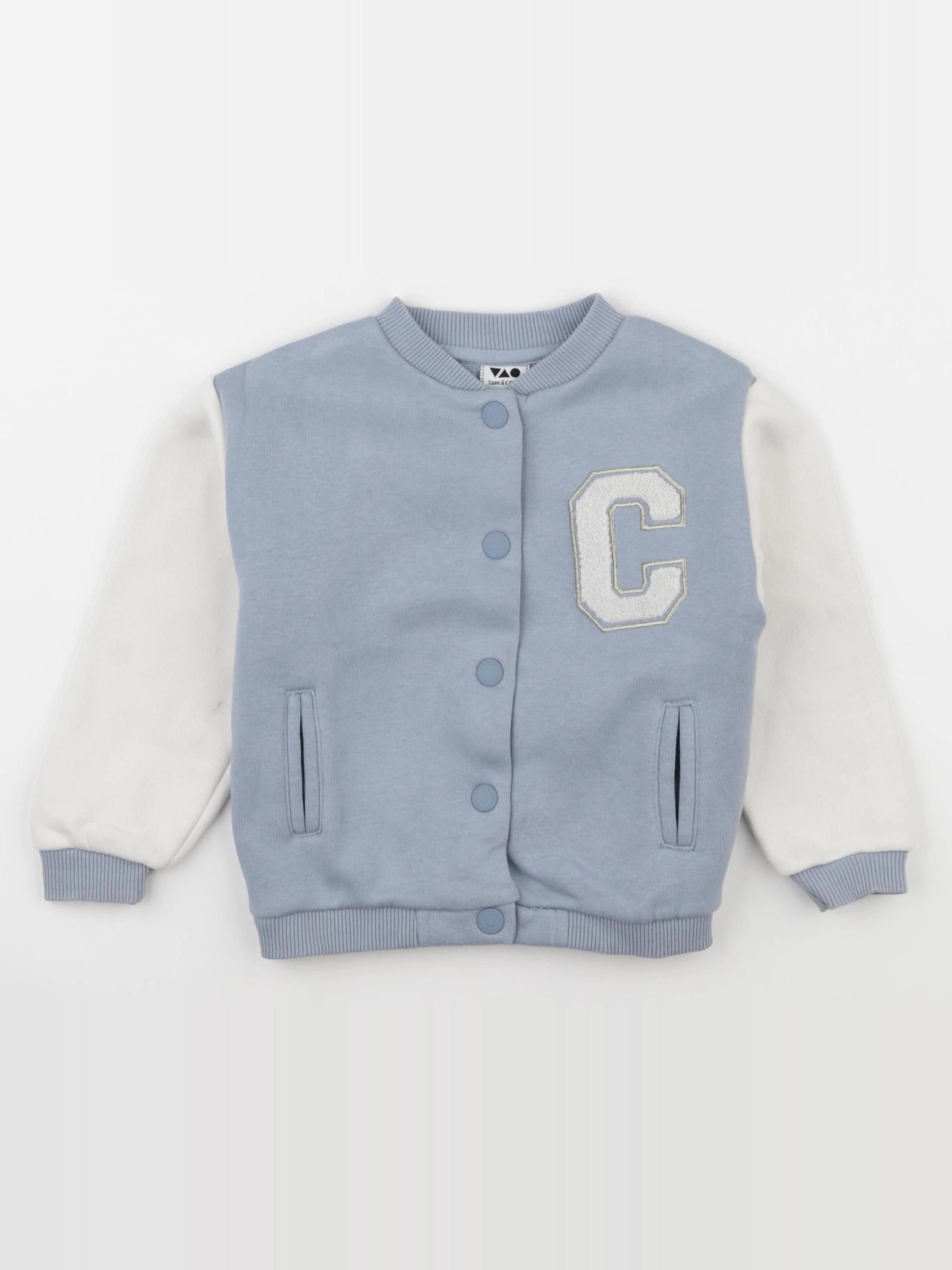 Tape à l'oeil - sweat bleu - 2/3 ans