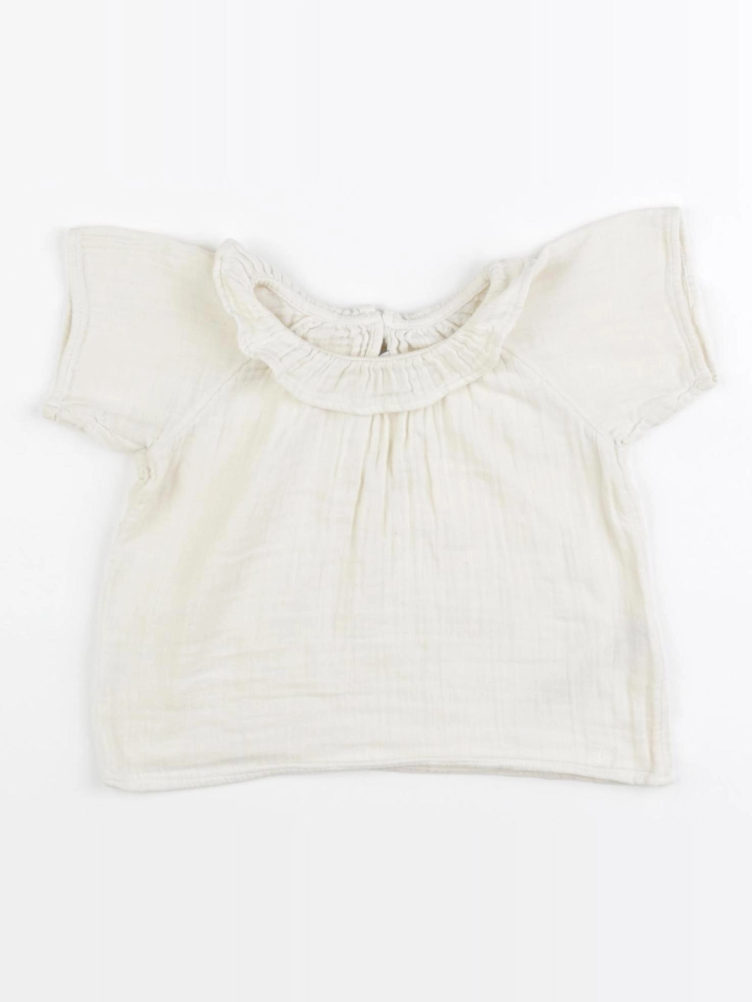 Petit Bateau - blouse beige - 6 mois