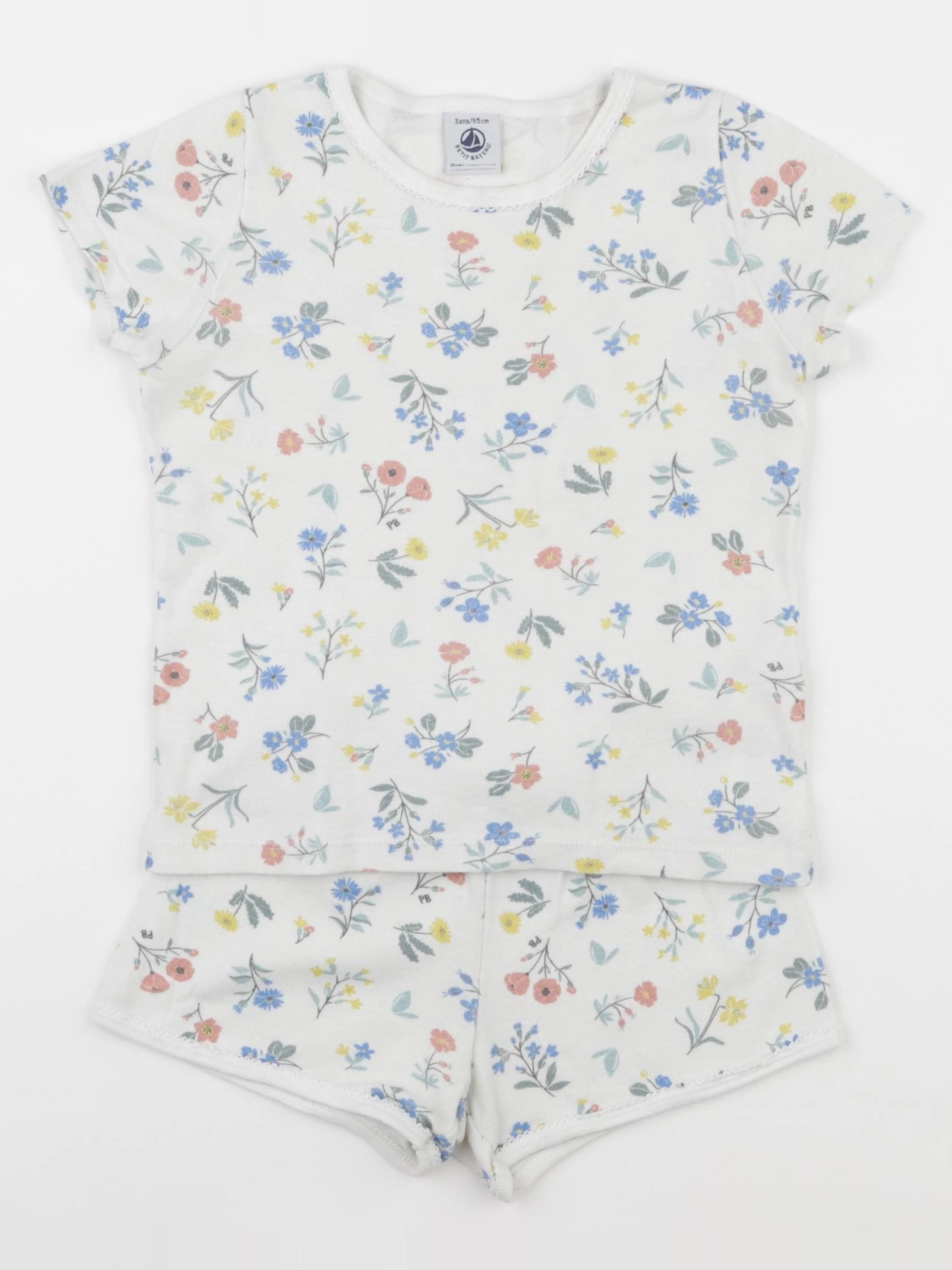 Petit Bateau - pyjama coton multicolore - 3 ans