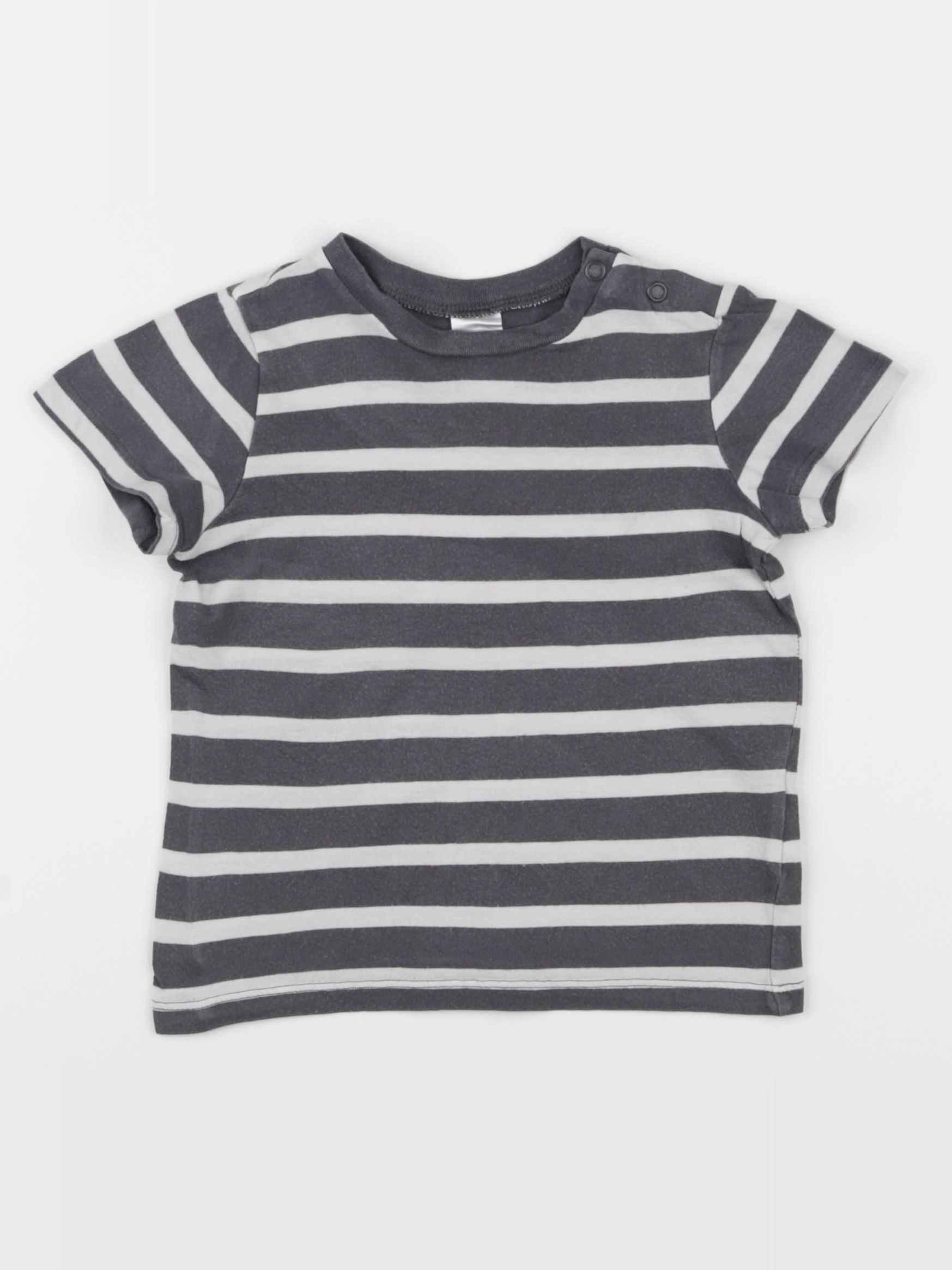 H&M - tee-shirt gris - 9/12 mois