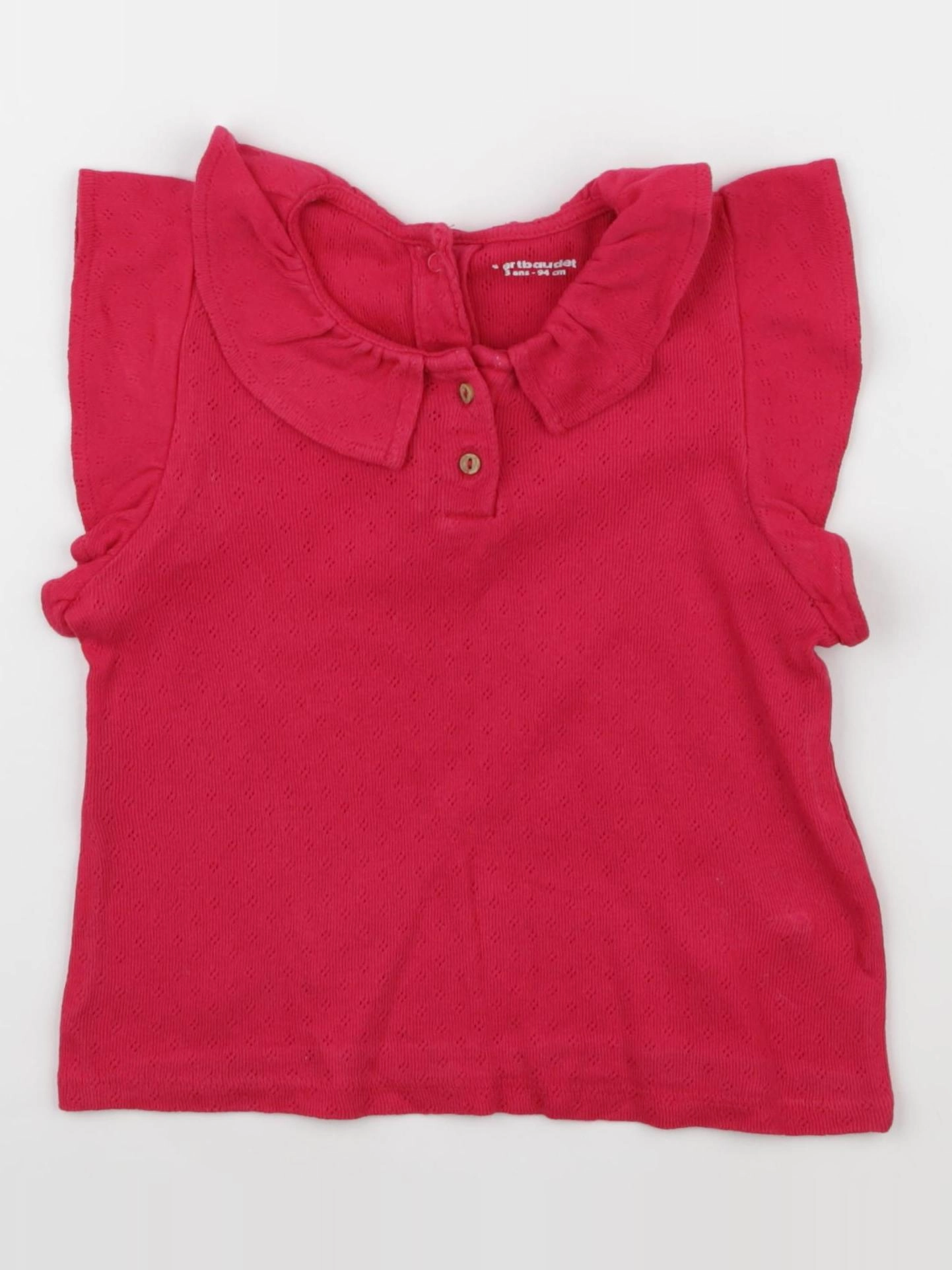 Vertbaudet - tee-shirt rose - 3 ans