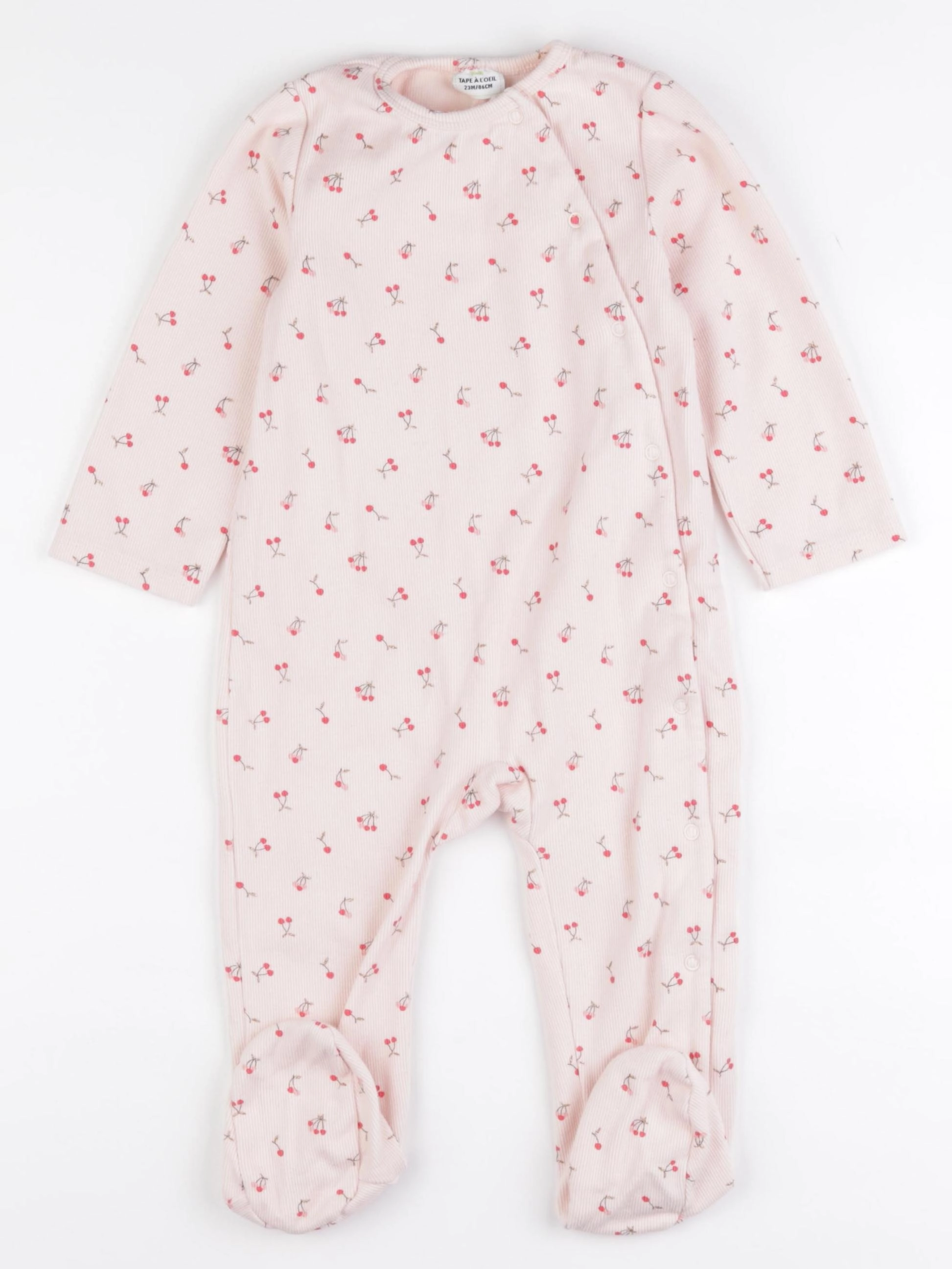 Tape à l'oeil - pyjama coton rose - 24 mois