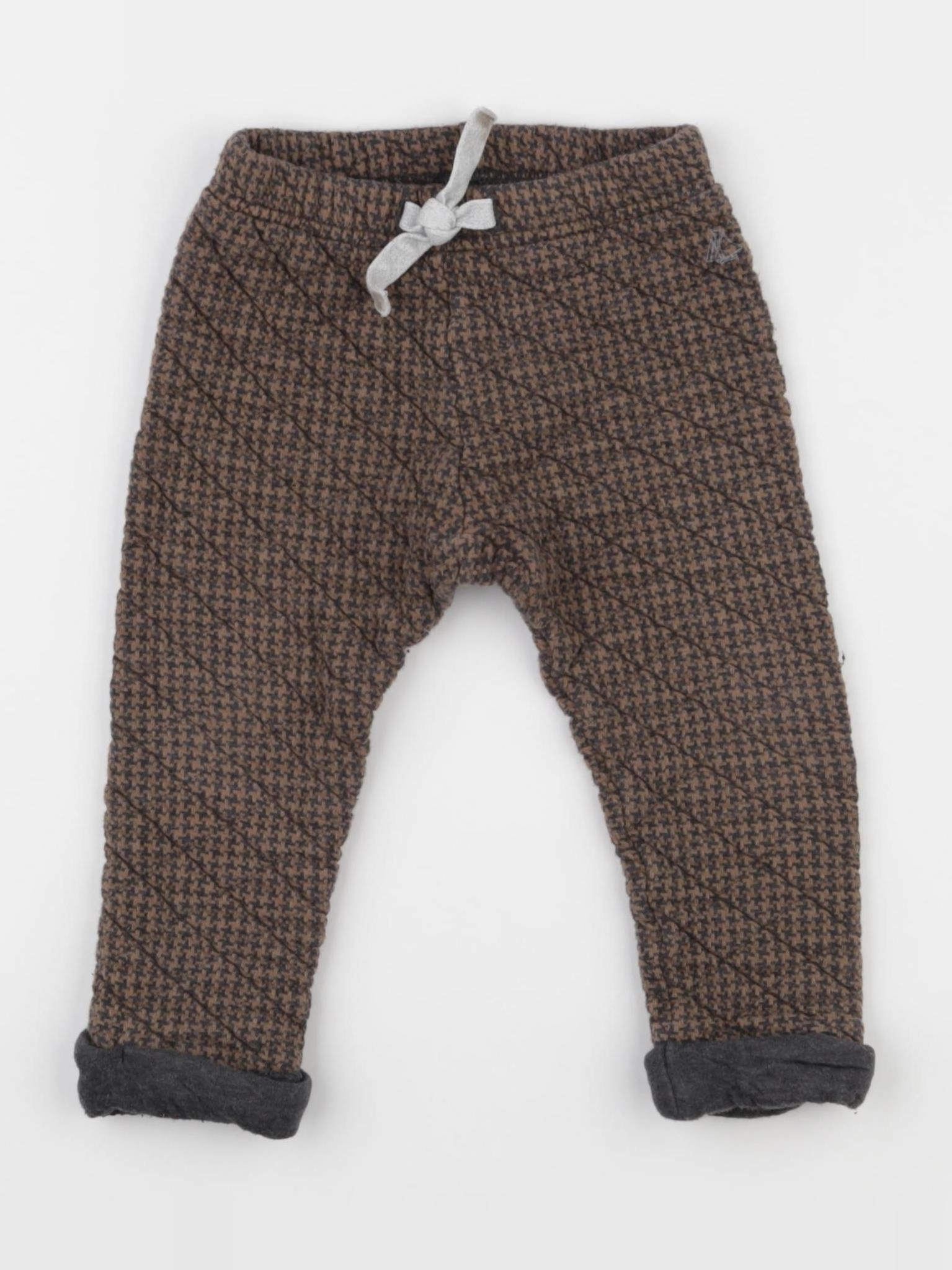 Petit Bateau - sarouel marron - 18 mois