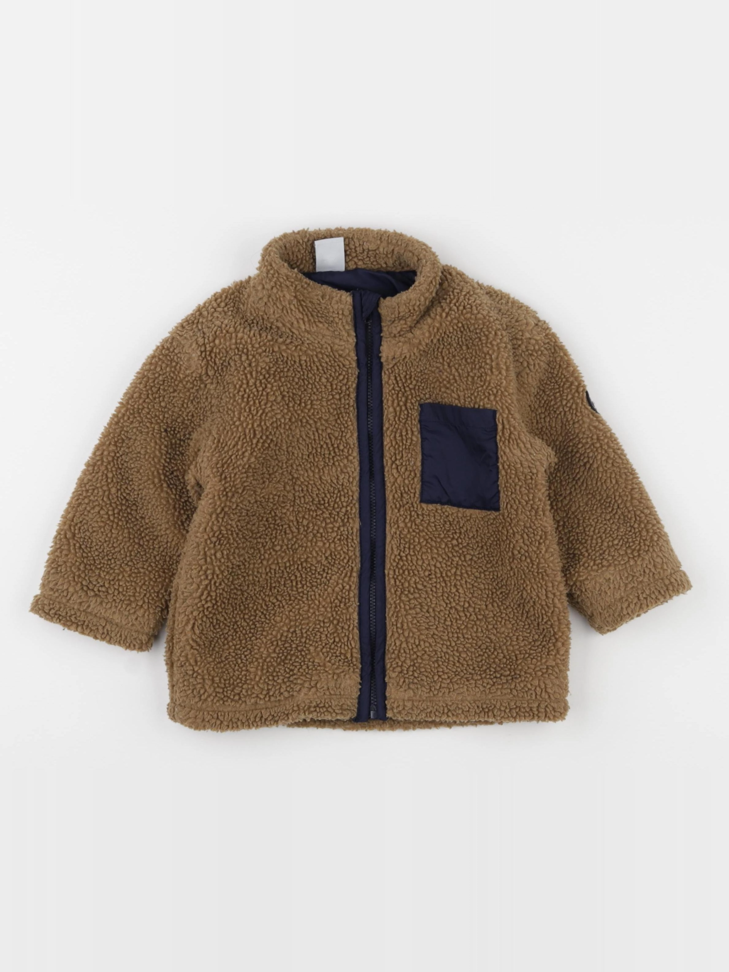 Petit Bateau - veste marron - 24 mois