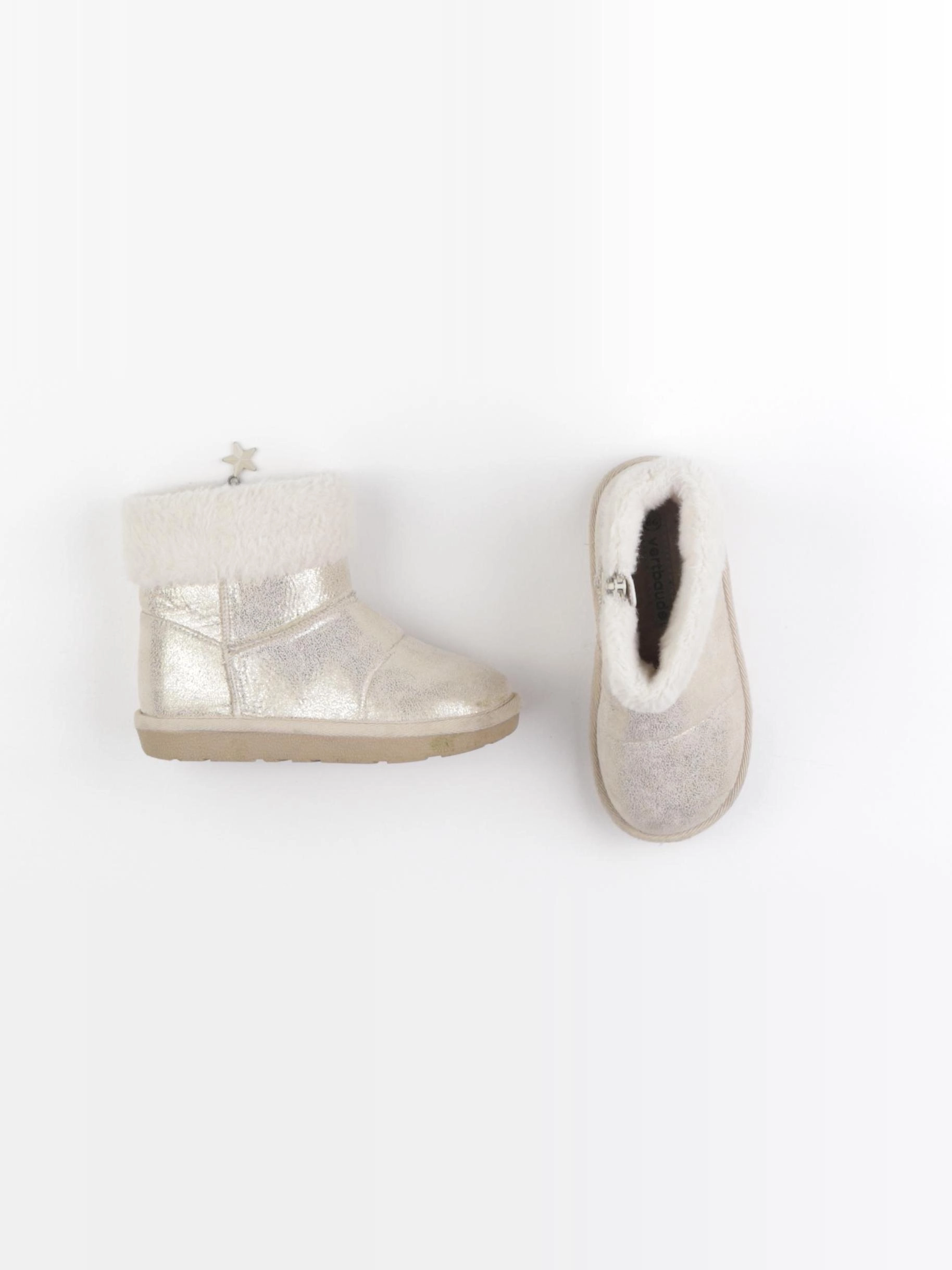 Vertbaudet - boots beige, bronze - pointure 28