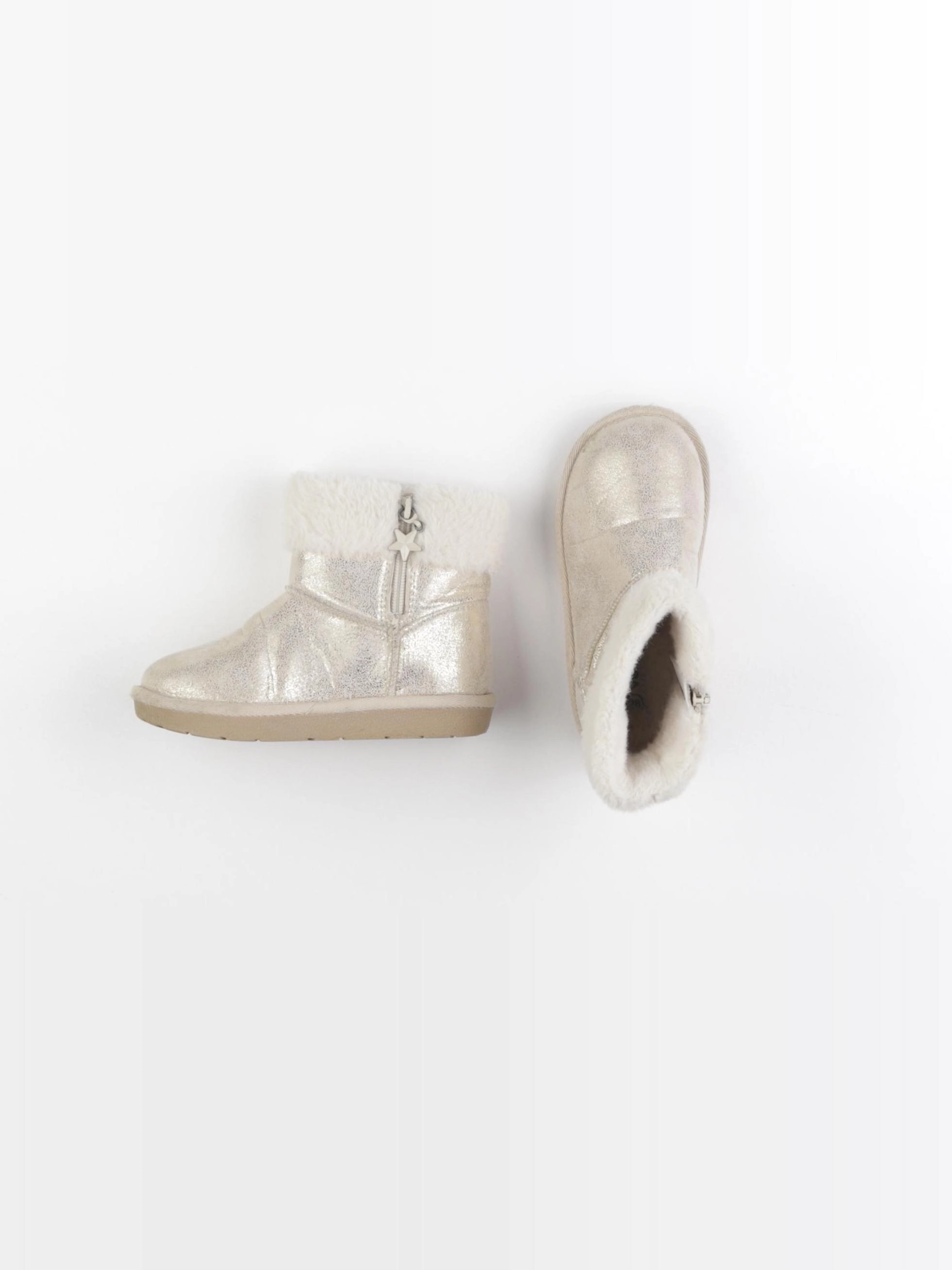 Vertbaudet - boots beige, bronze - pointure 28