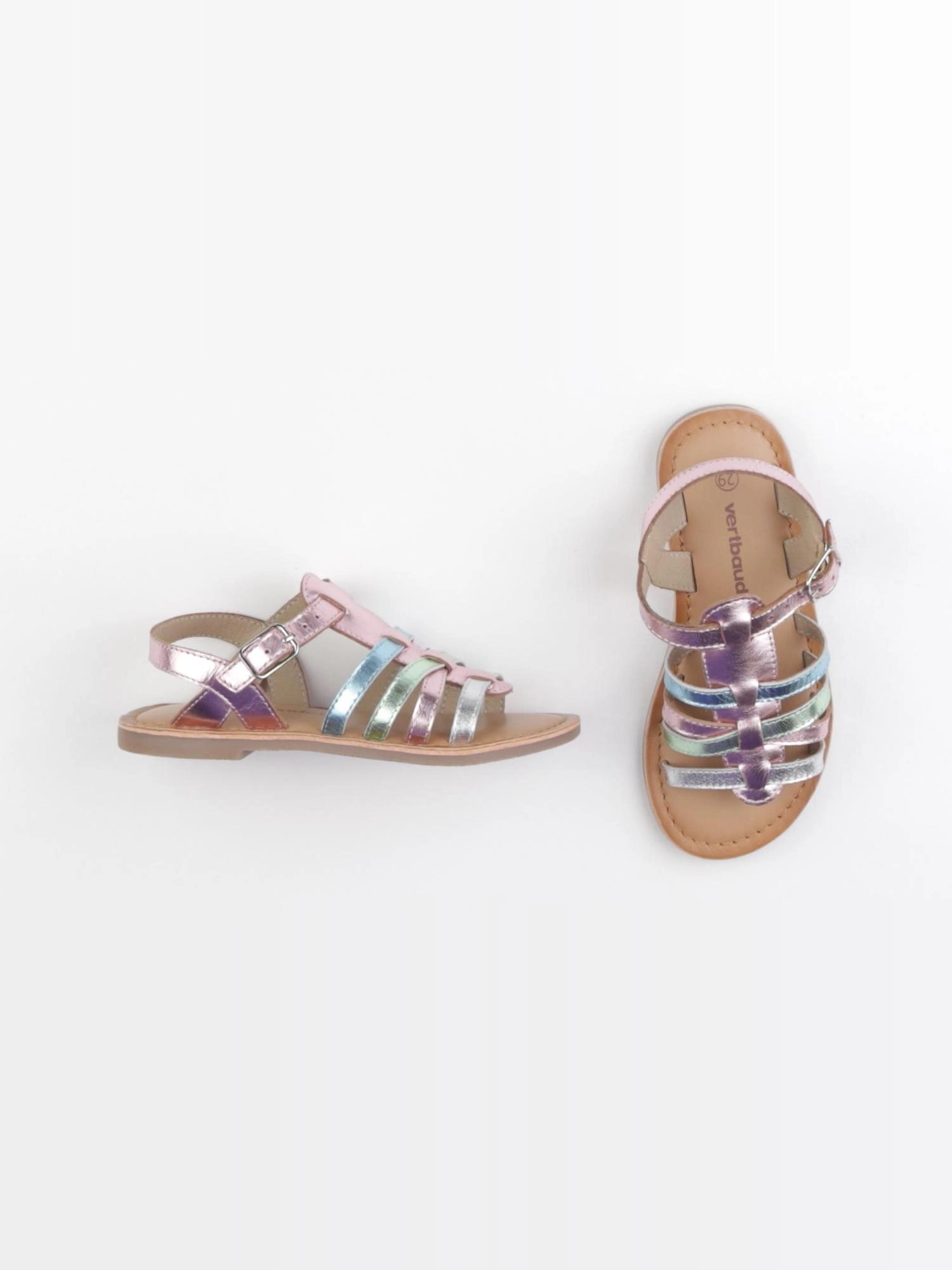 Vertbaudet - sandales multicolore - pointure 29