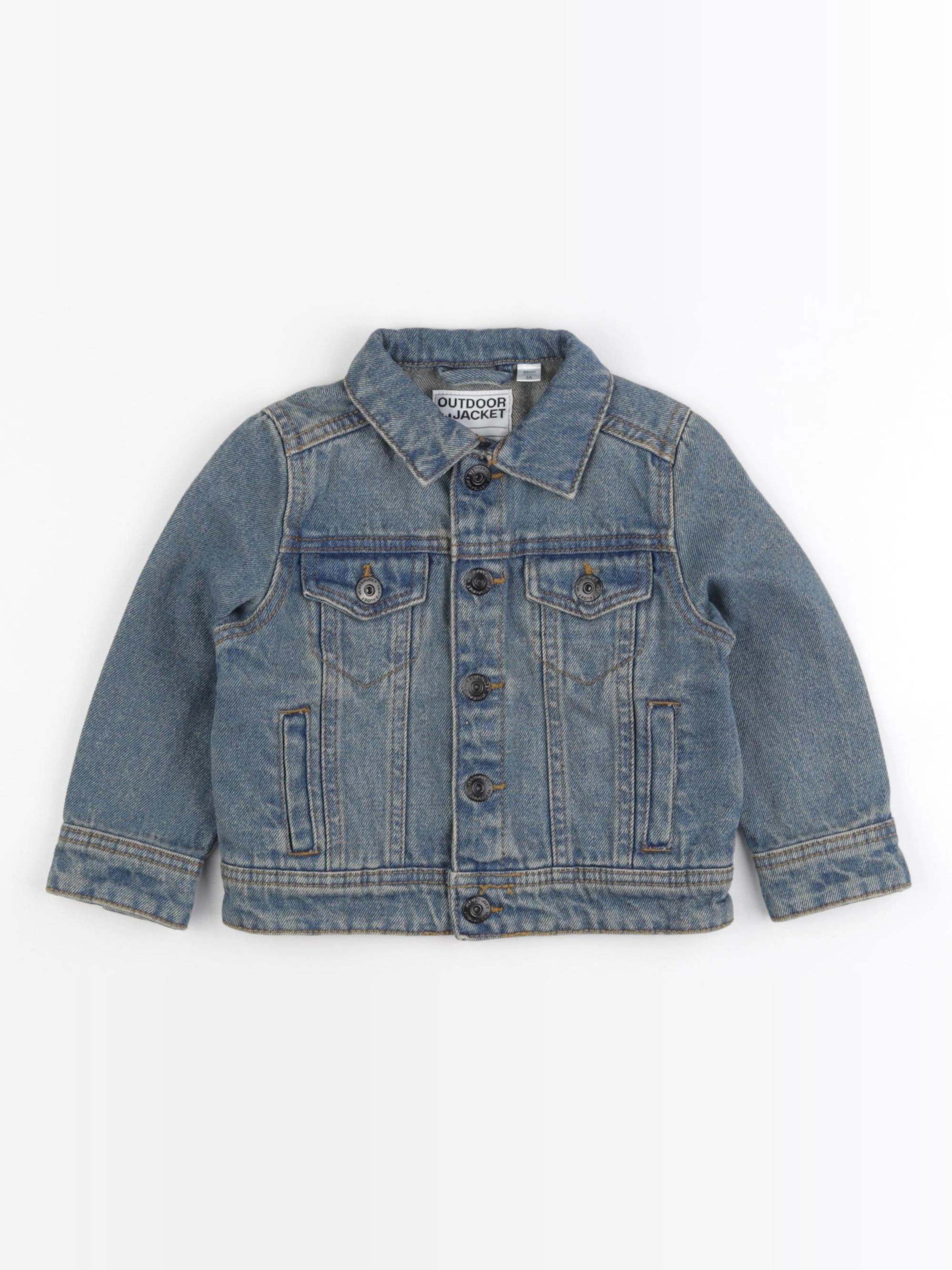 Vertbaudet - veste bleu - 2 ans