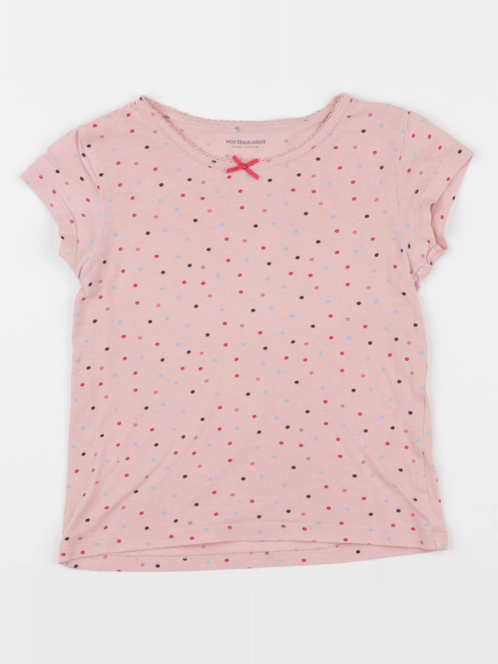 Vertbaudet - maillot de corps rose - 5 ans