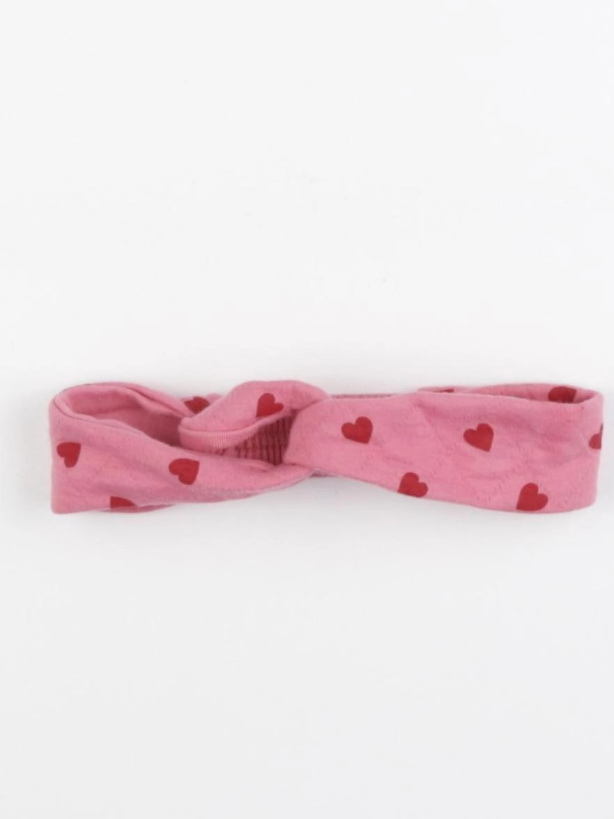 Petit Bateau - bandeau rose, rouge - 1 an à 2 ans