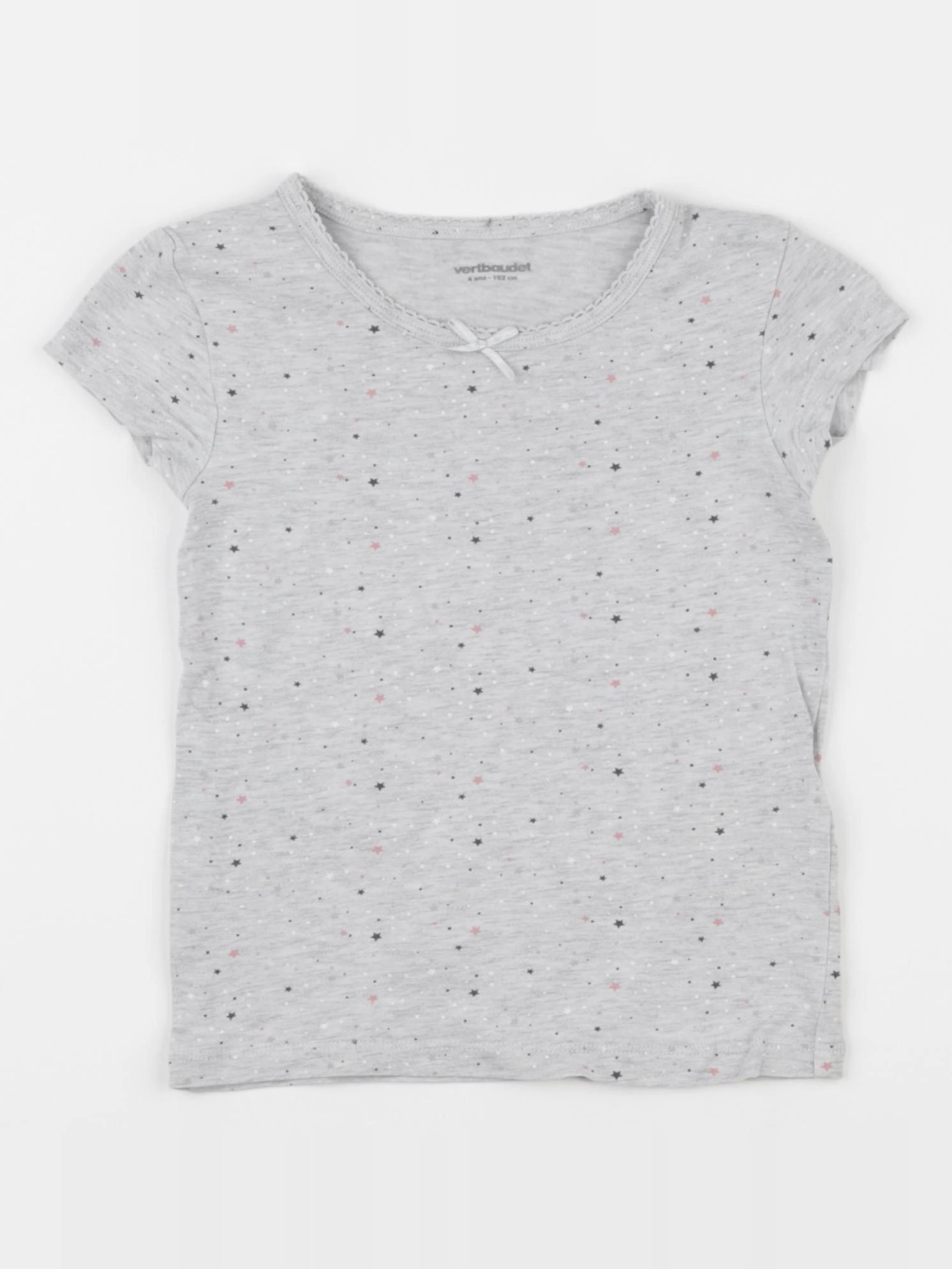 Vertbaudet - maillot de corps gris - 4 ans