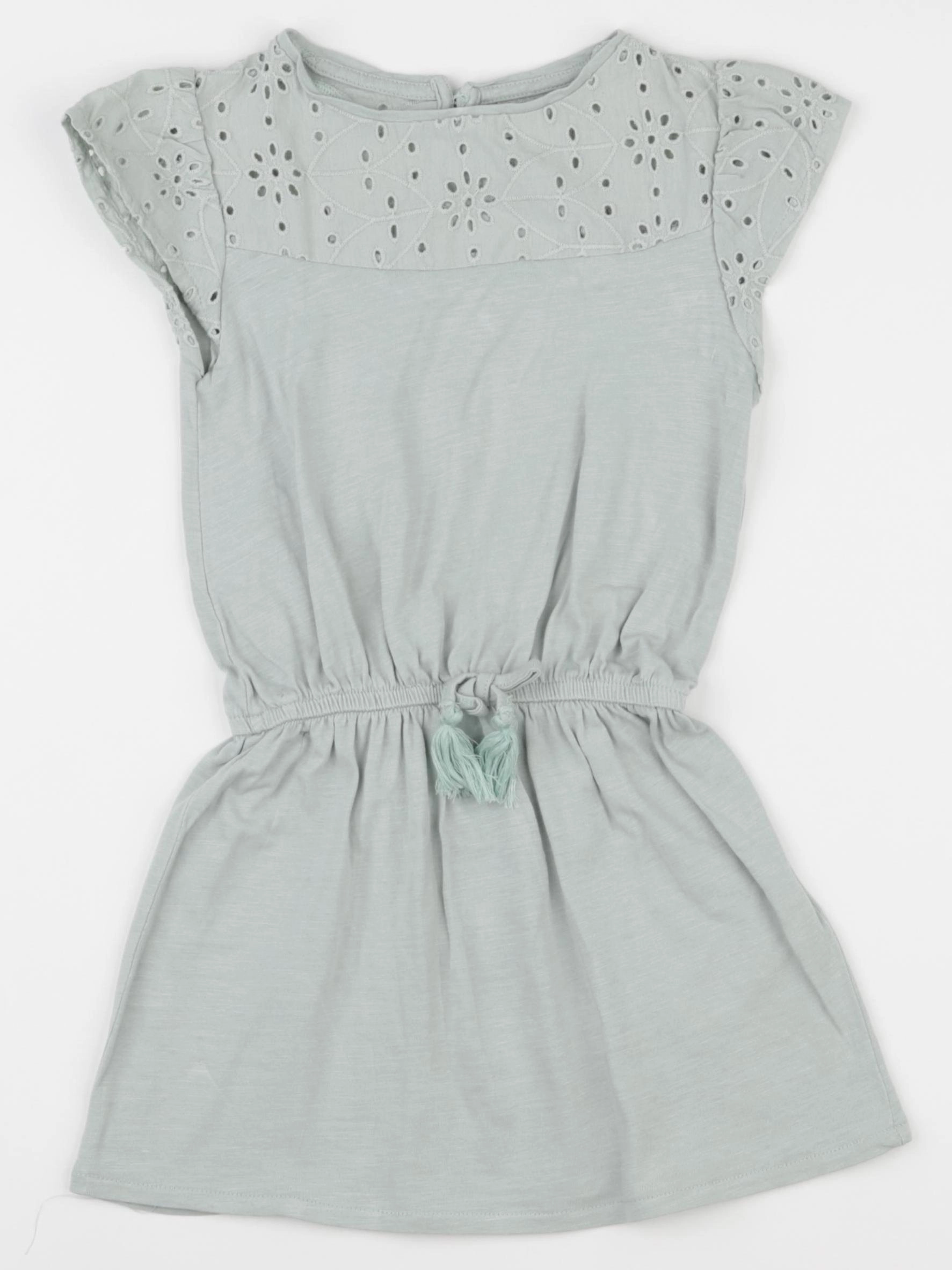 Vertbaudet - robe vert - 4 ans