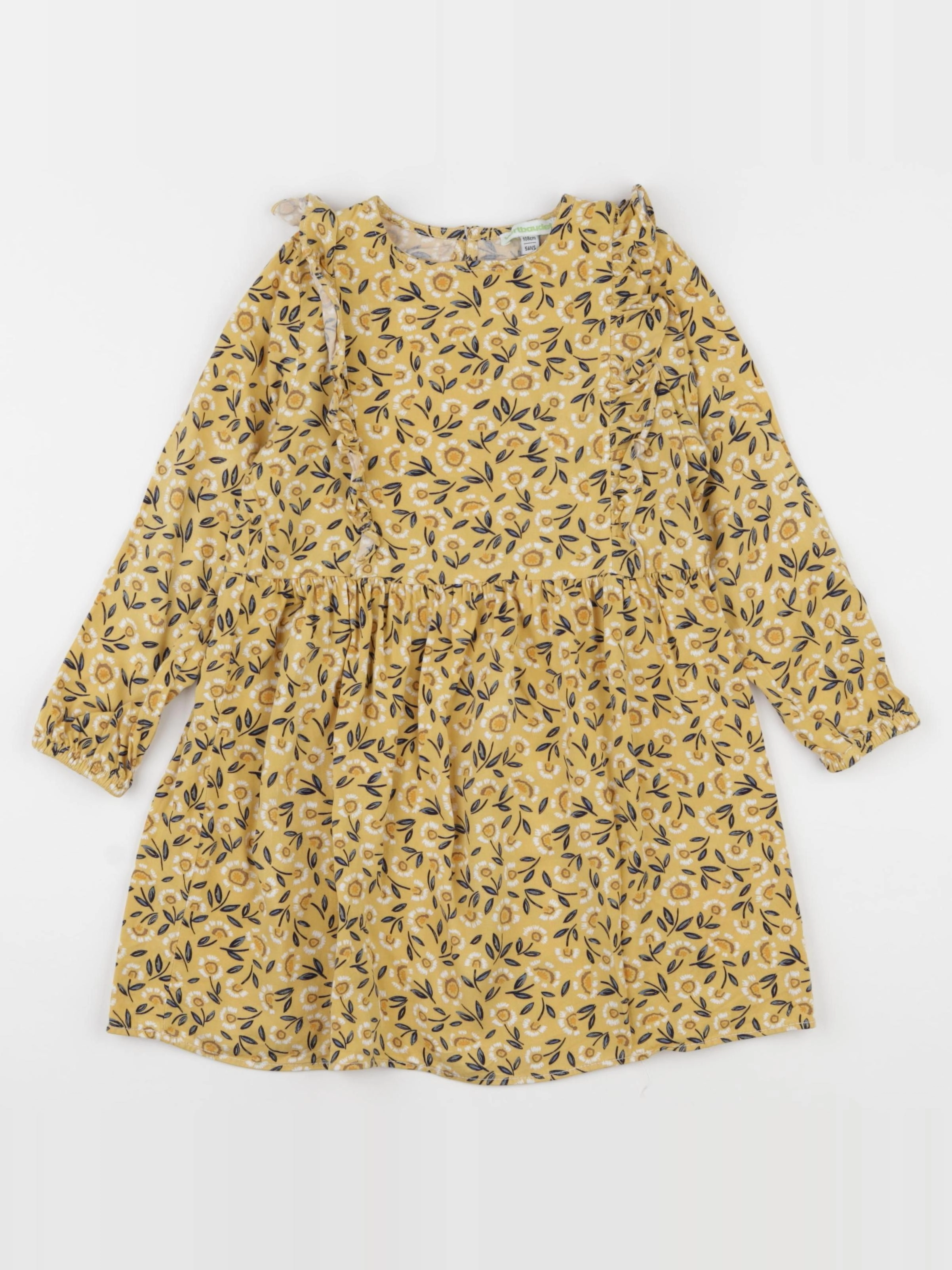 Vertbaudet - robe jaune - 5 ans