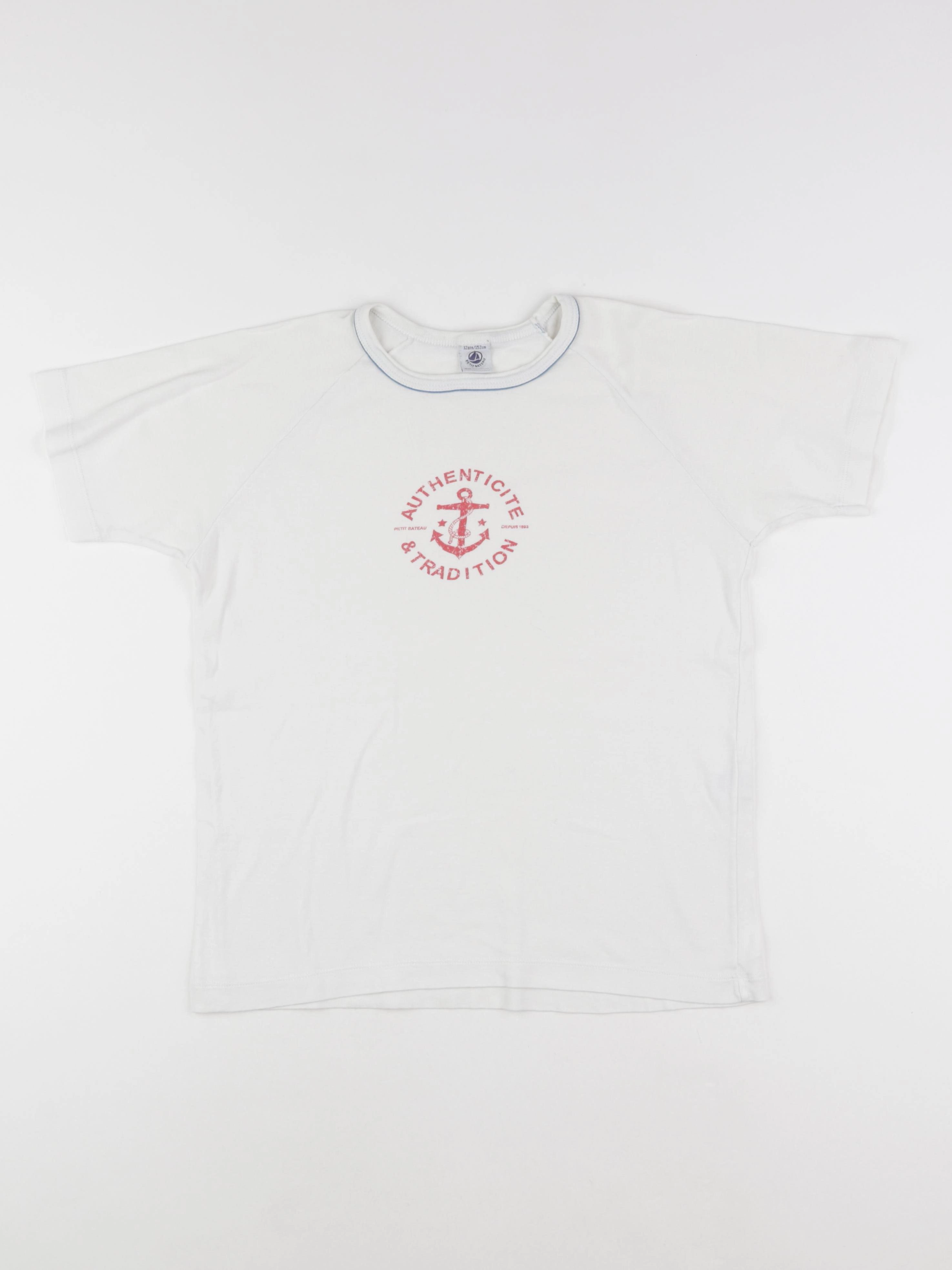 Petit Bateau - maillot de corps blanc - 12 ans
