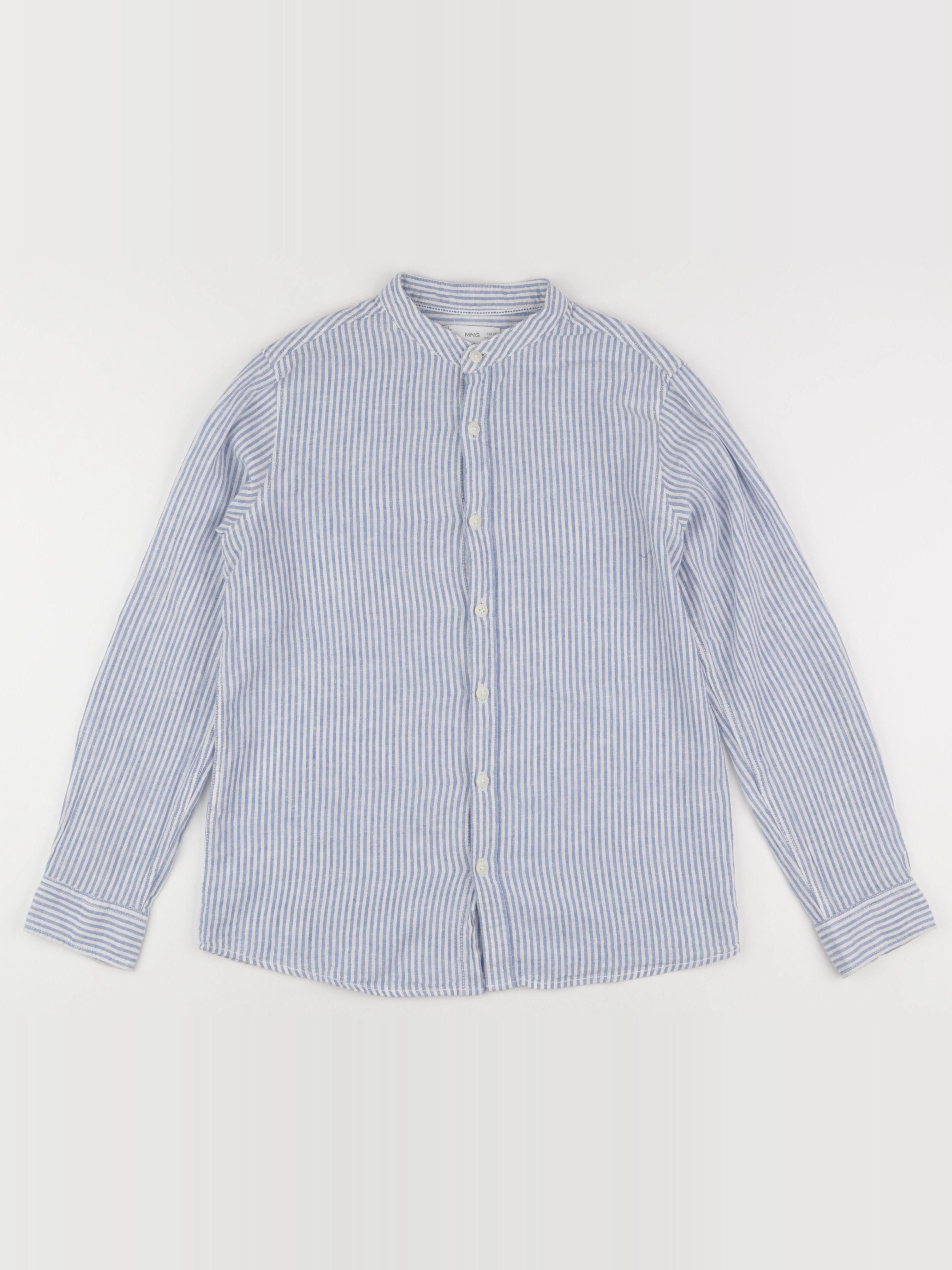 Mango - chemise bleu - 11/12 ans