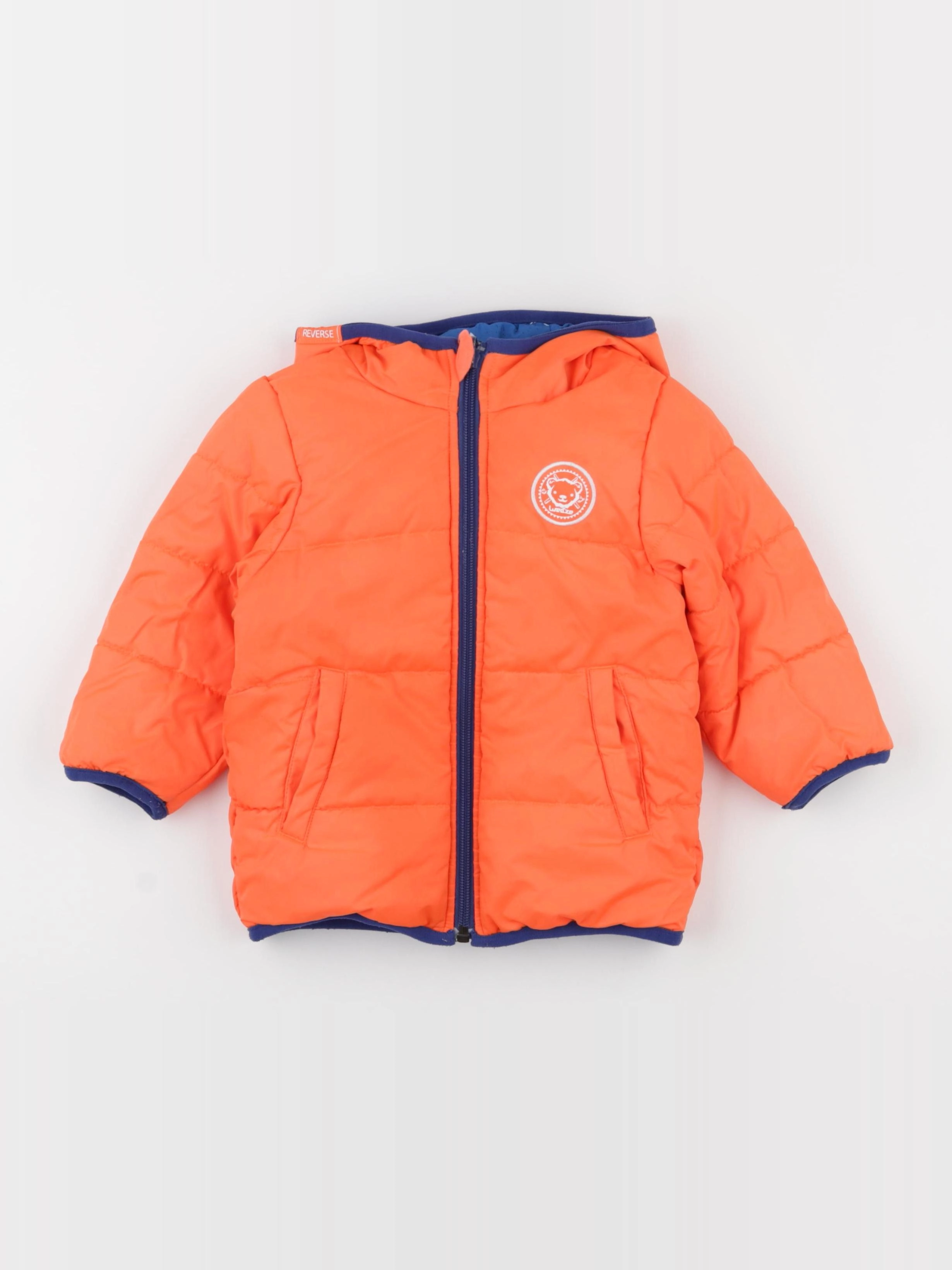 Decathlon ski - manteau de ski réversible orange, bleu - 18 mois