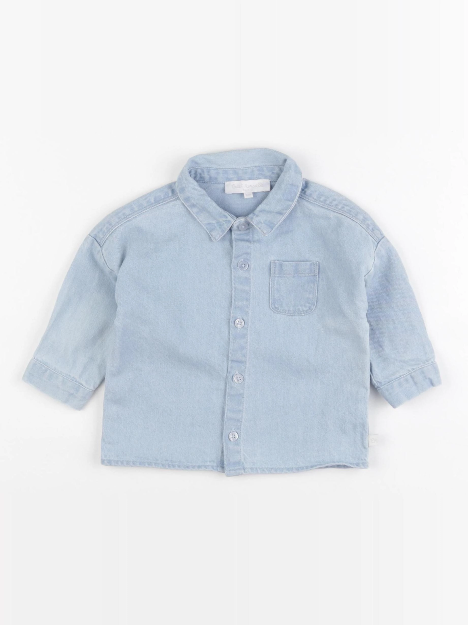 Cadet Rousselle - chemise bleu - 6 mois