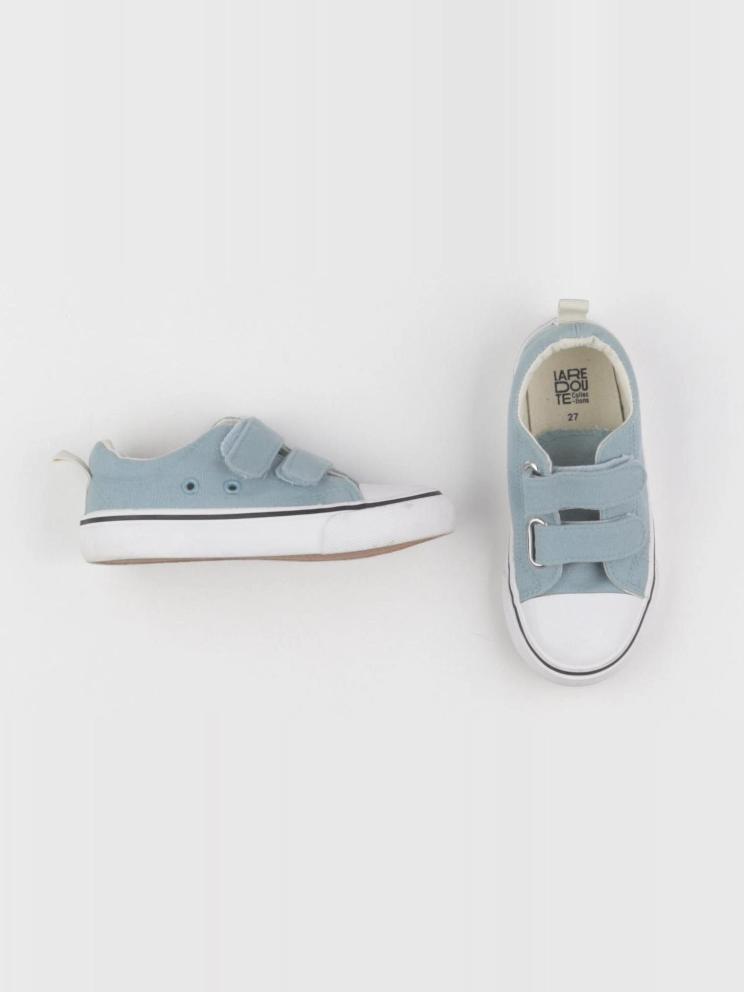 La Redoute - tennis à scratch/ lacets bleu - pointure 27