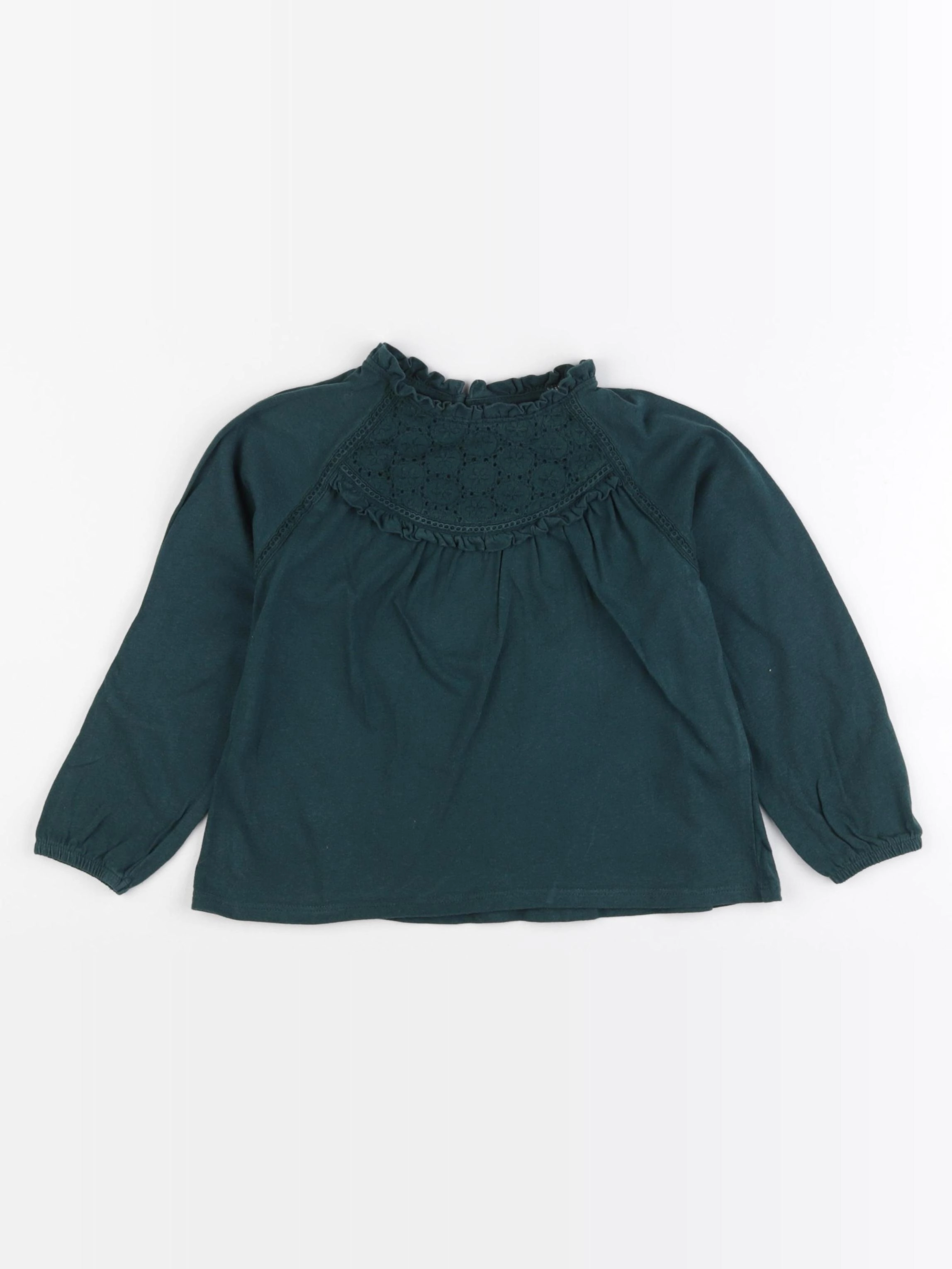 Vertbaudet - tee-shirt vert - 4 ans