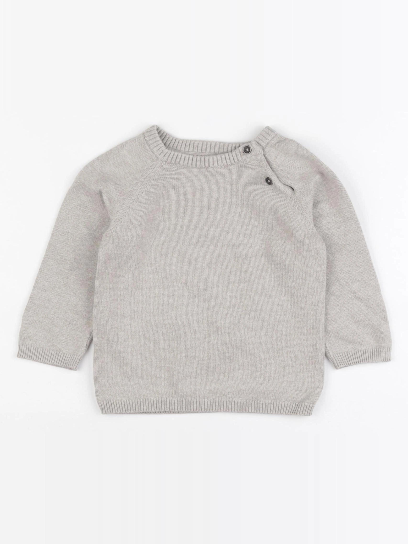 H&M - pull beige - 12 mois