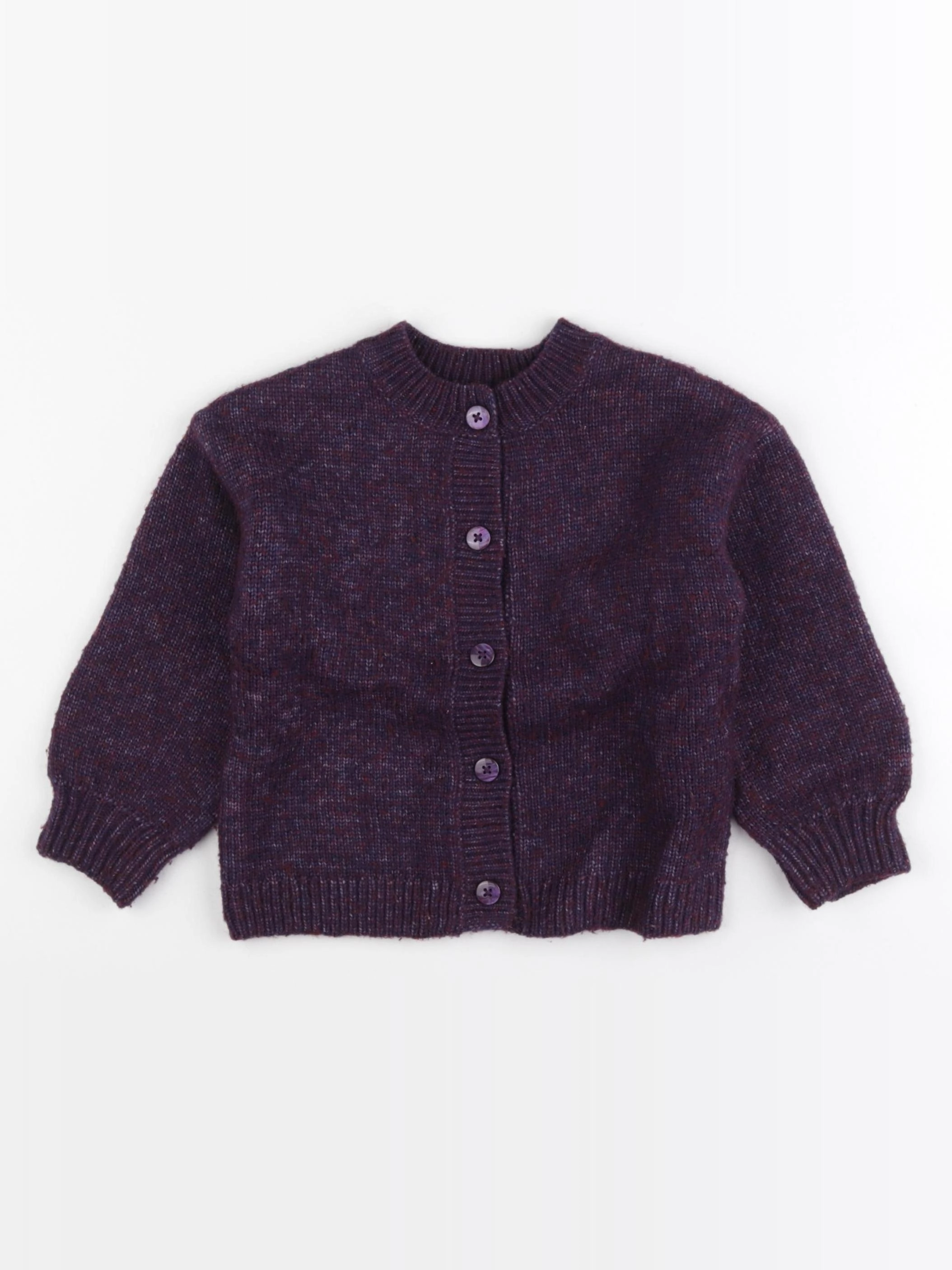 Vertbaudet - gilet violet - 4 ans