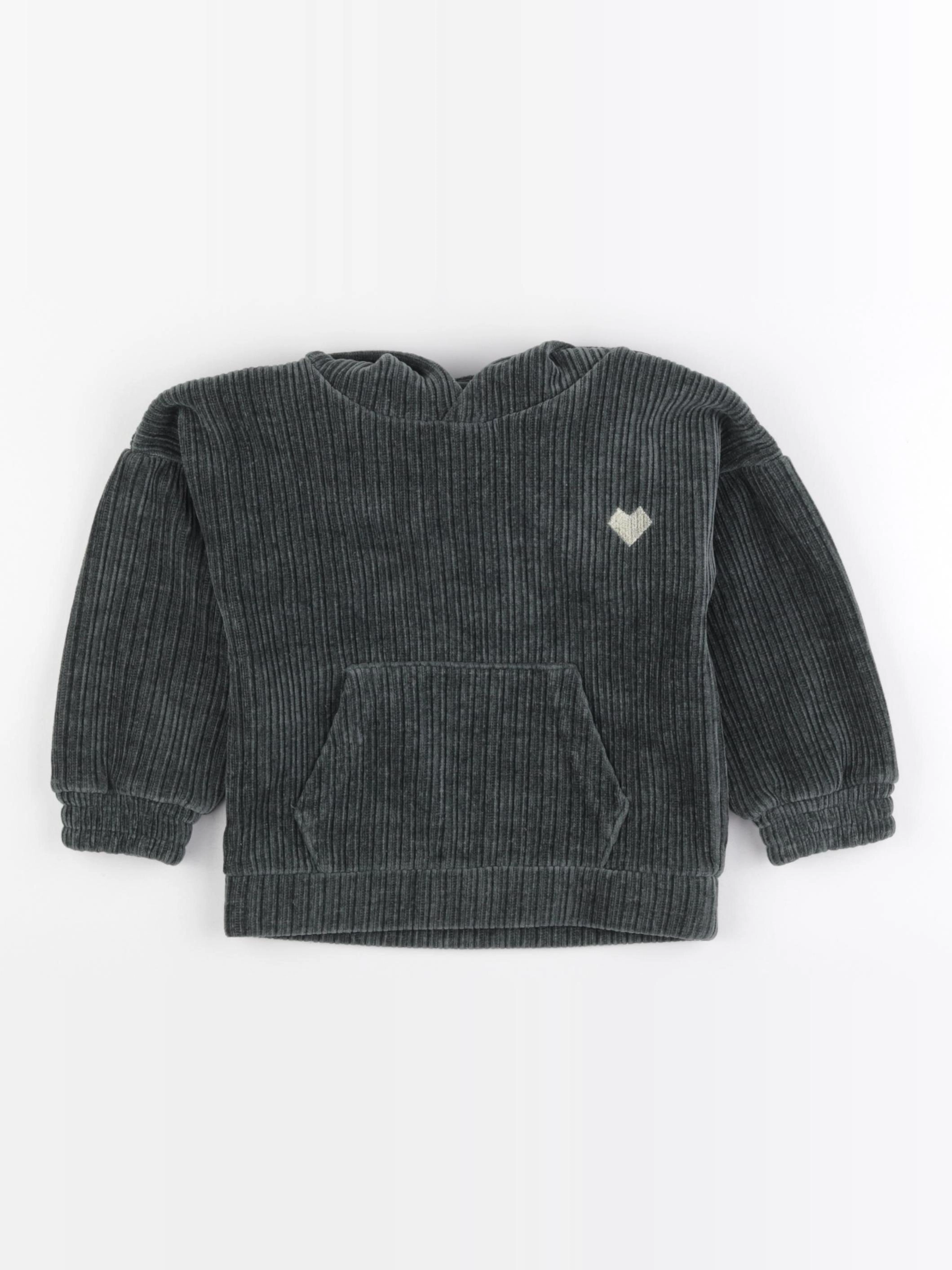 Vertbaudet - sweat vert - 3 ans