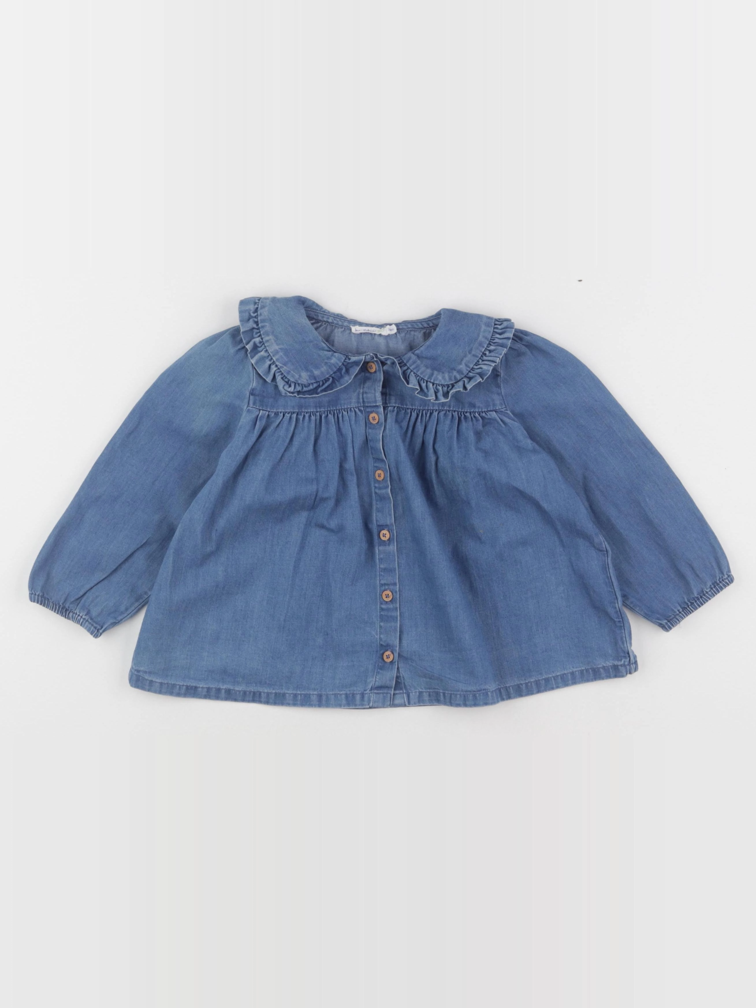 Boutchou - blouse bleu - 24 mois